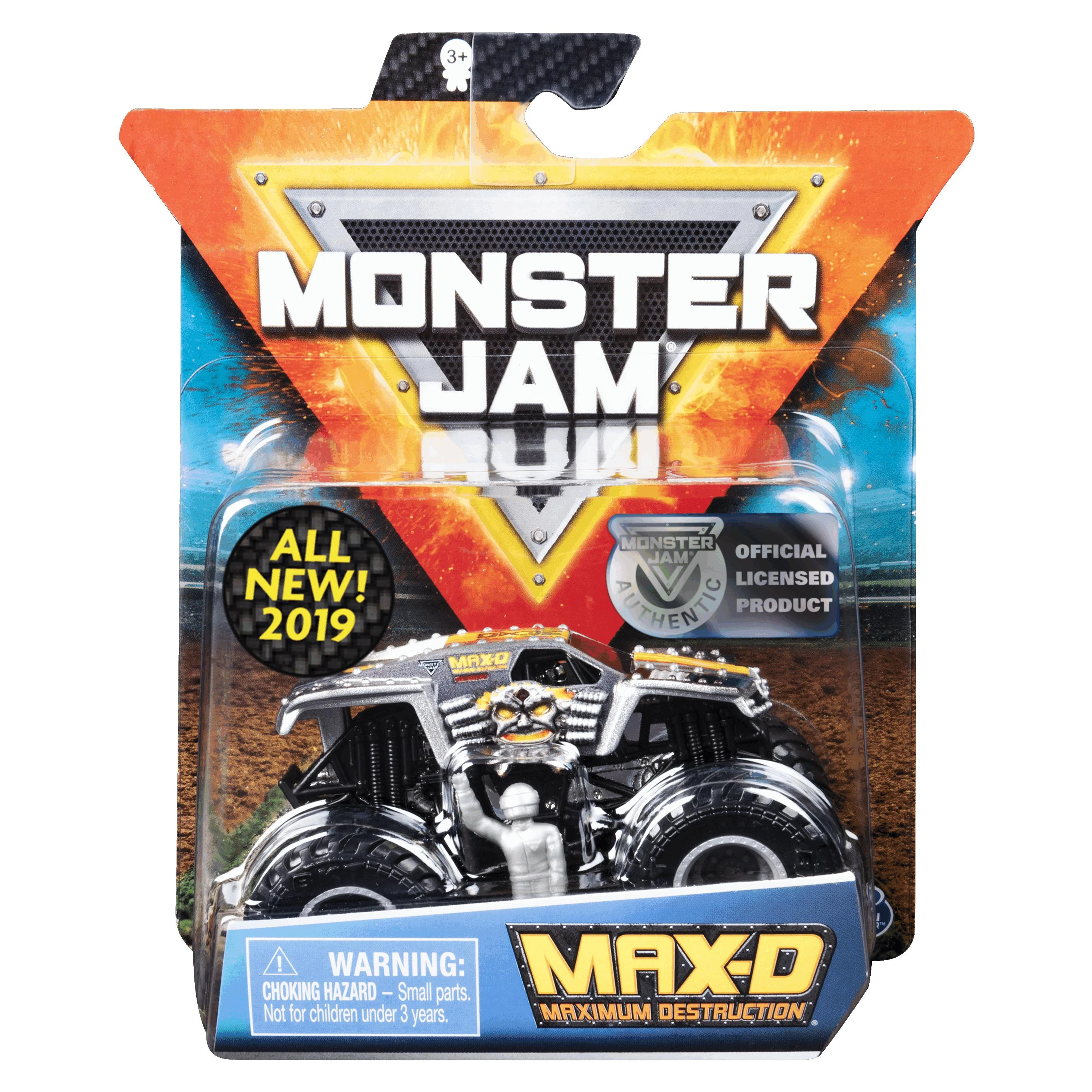 MONSTER JAM visureigis 1:64, 1 vnt.