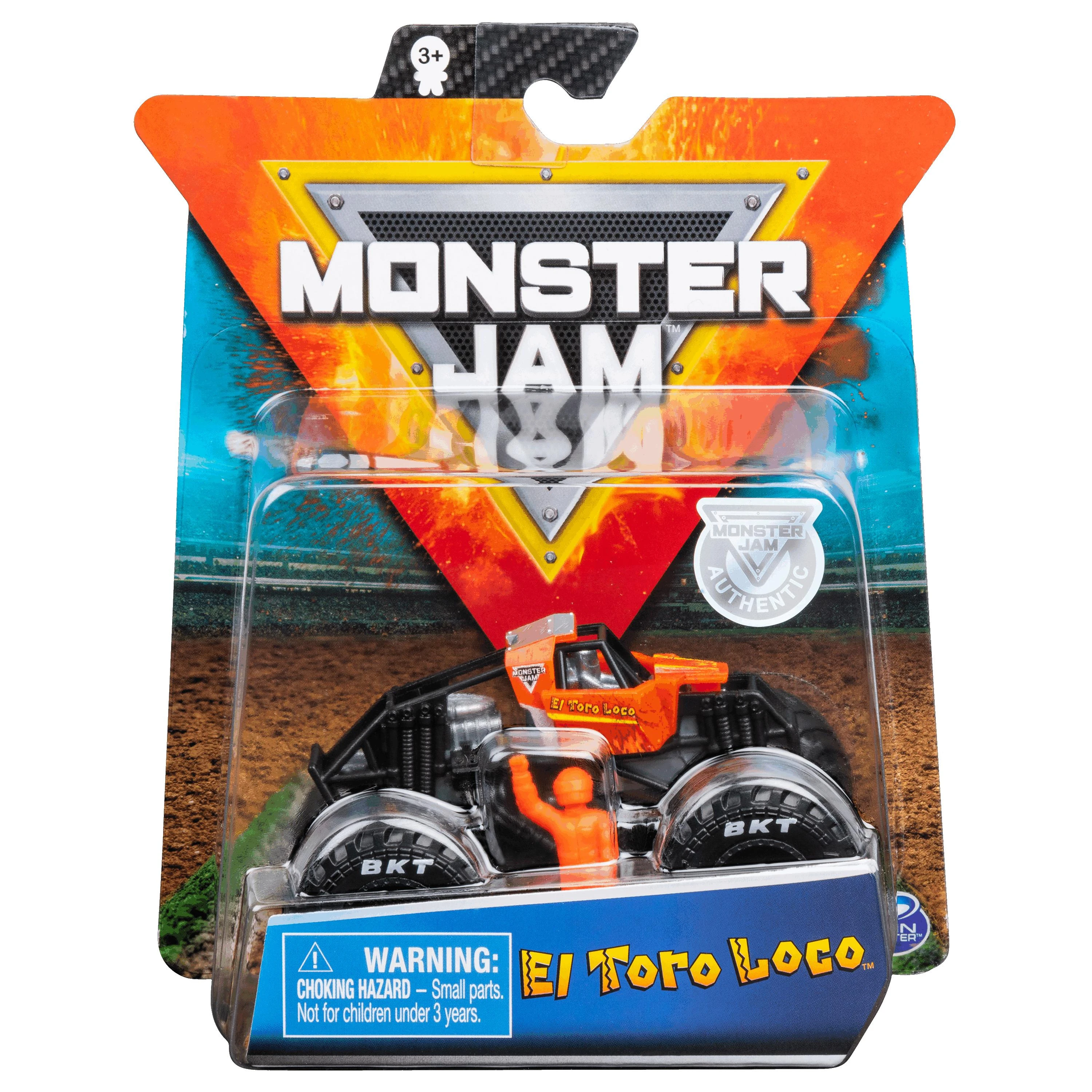 MONSTER JAM visureigis 1:64, 1 vnt.