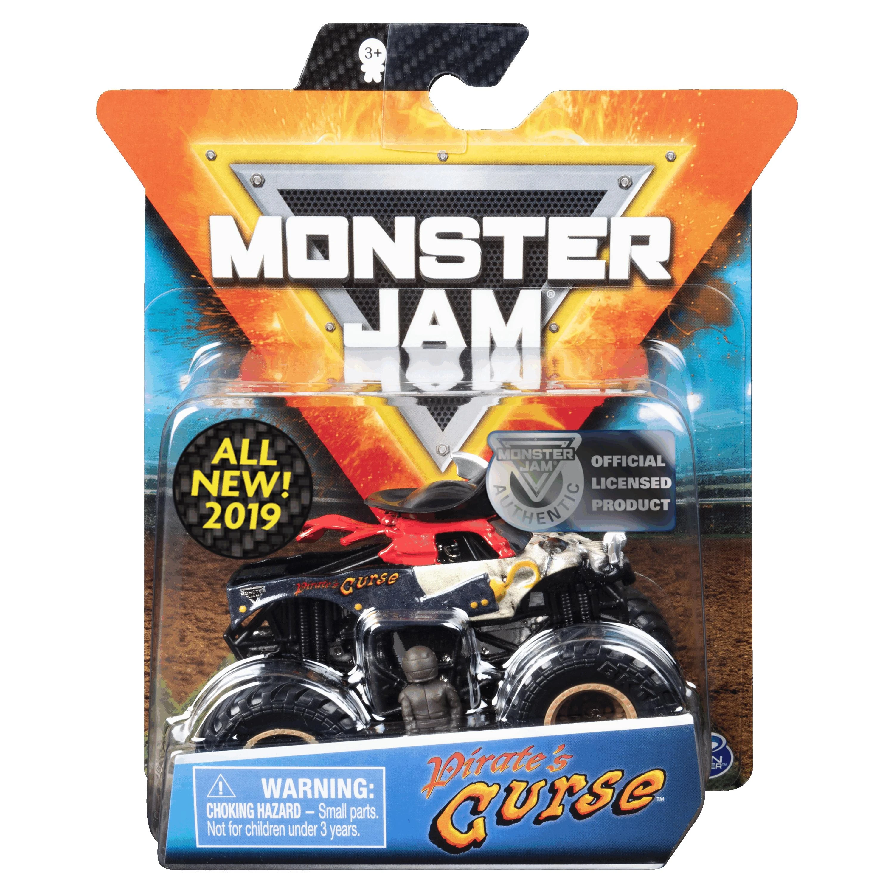 MONSTER JAM visureigis 1:64, 1 vnt.