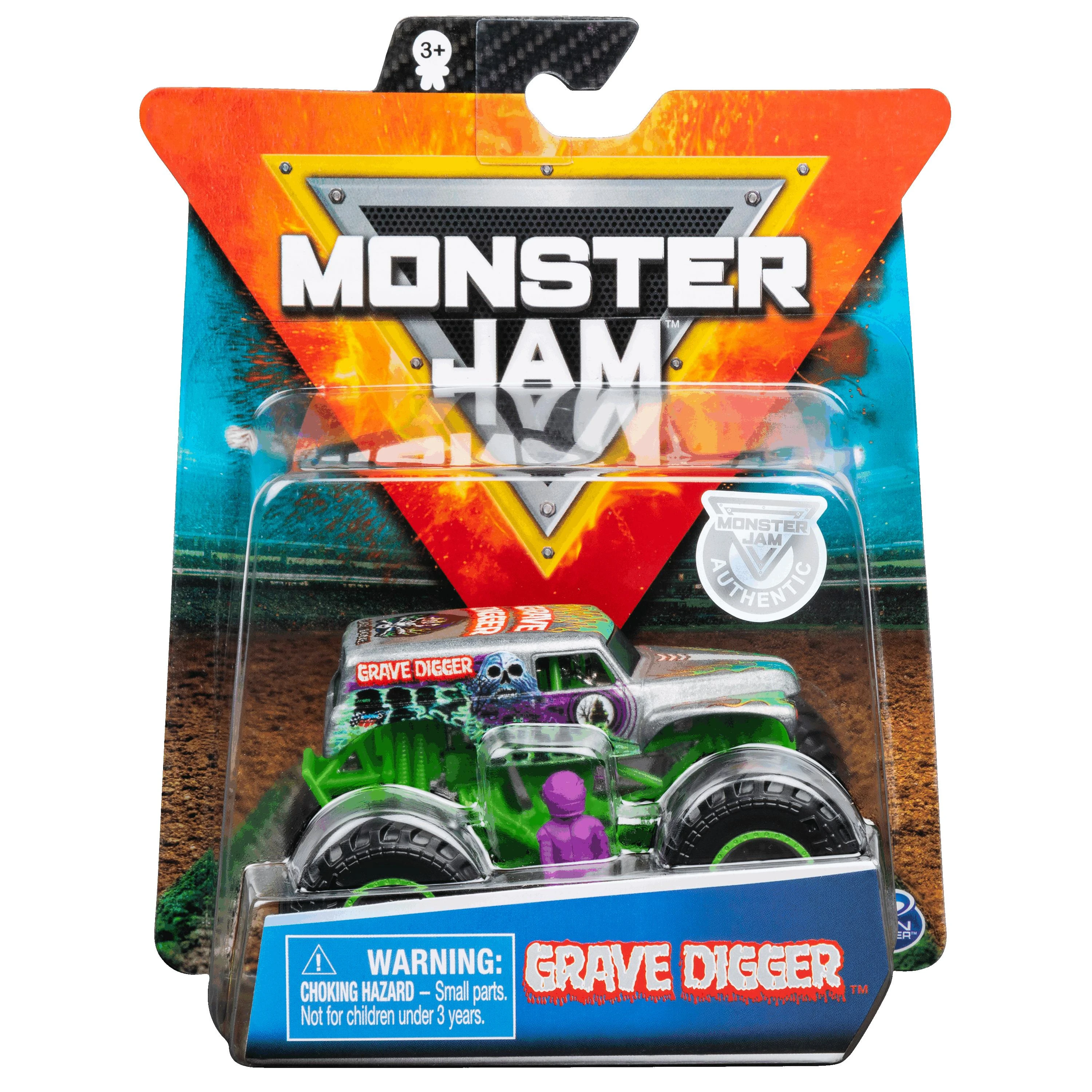 MONSTER JAM visureigis 1:64, 1 vnt.