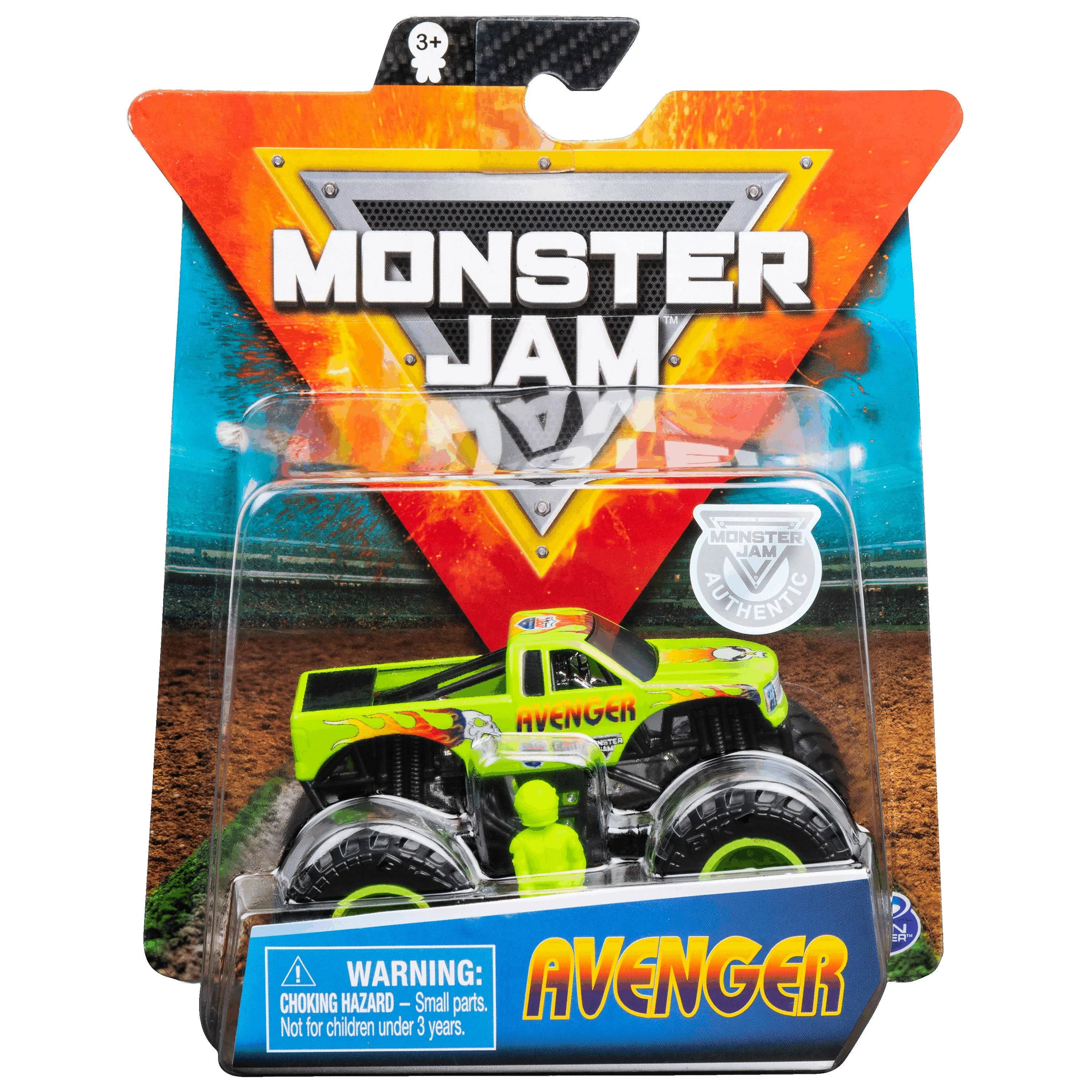 MONSTER JAM visureigis 1:64, 1 vnt.