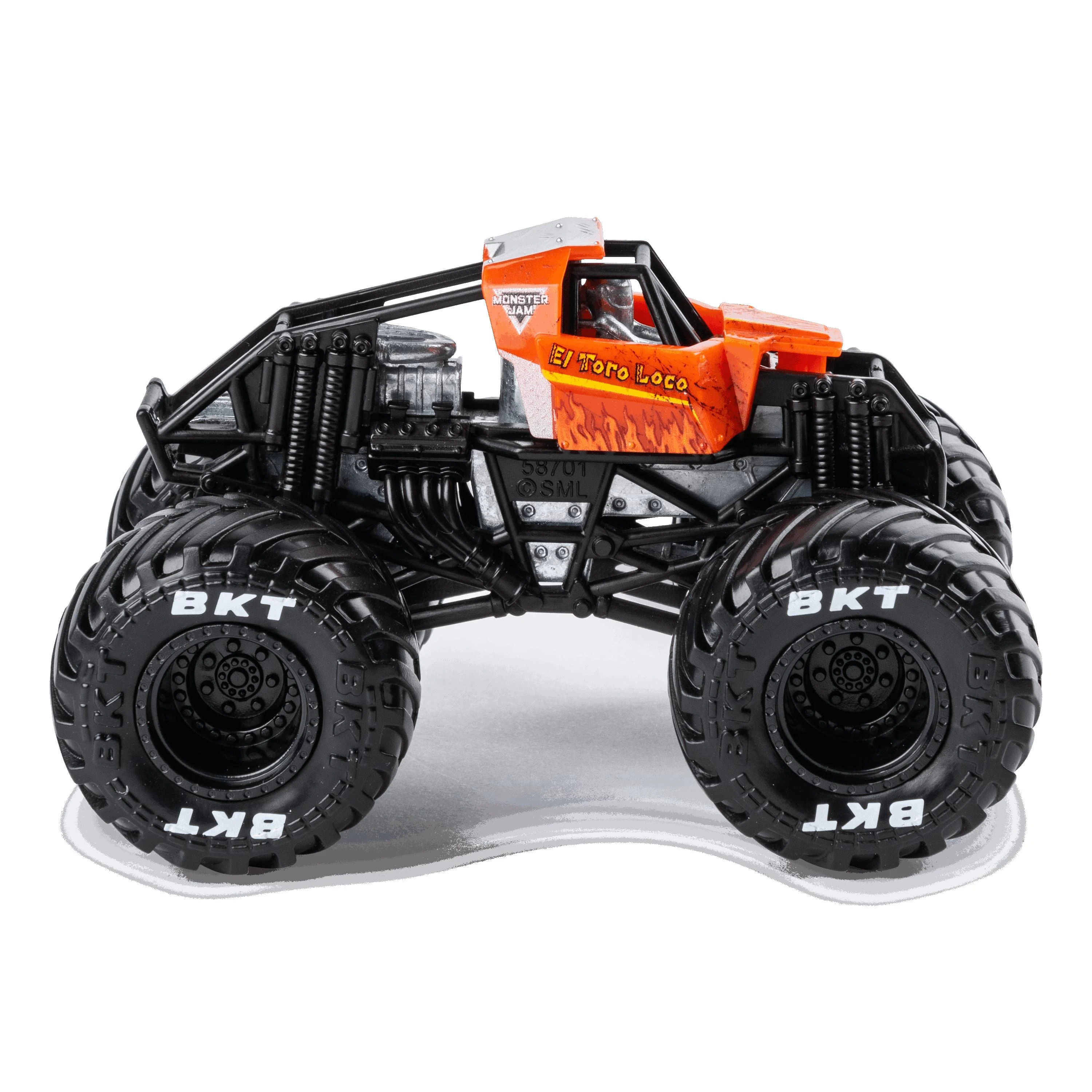 MONSTER JAM visureigis 1:64, 1 vnt.