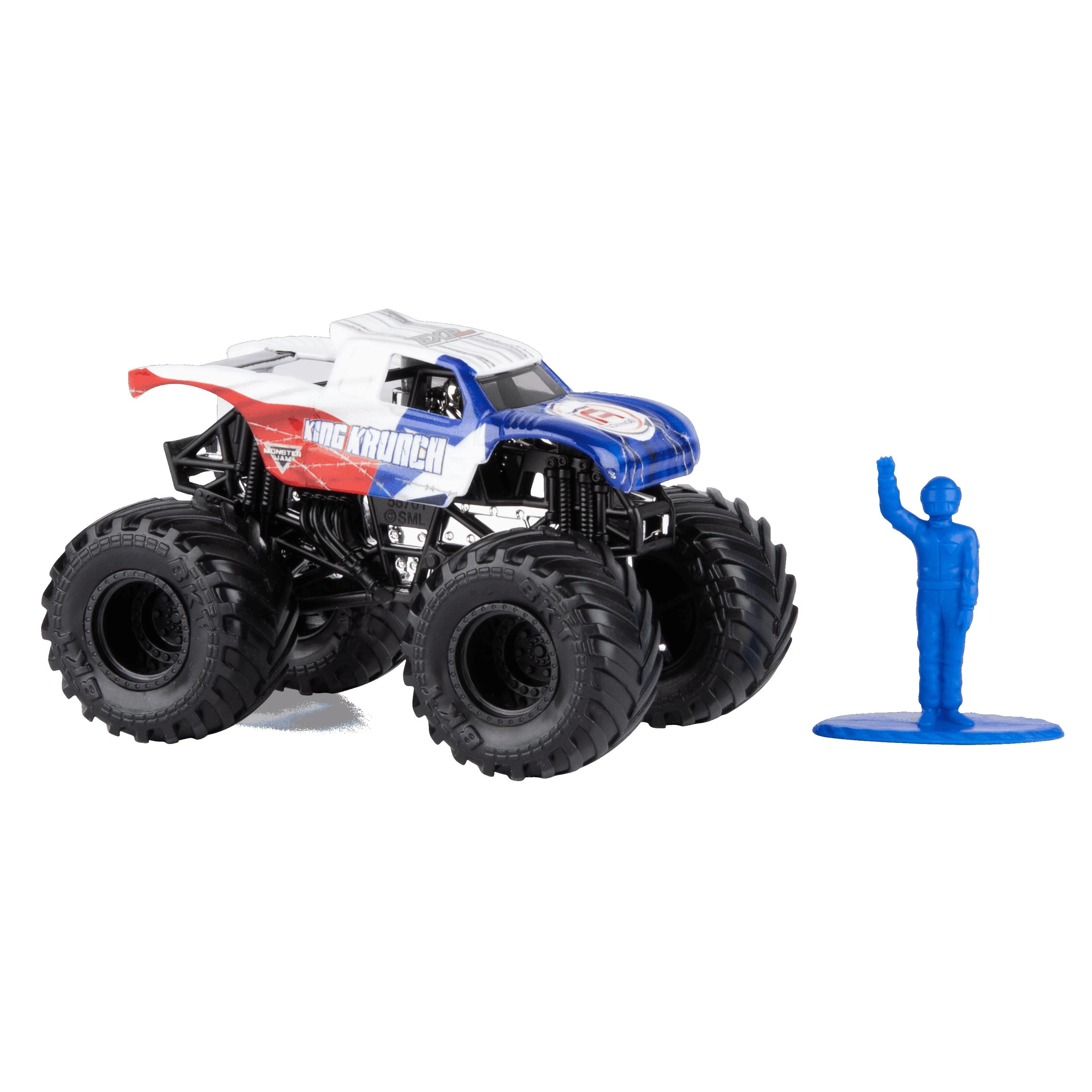 MONSTER JAM visureigis 1:64, 1 vnt.