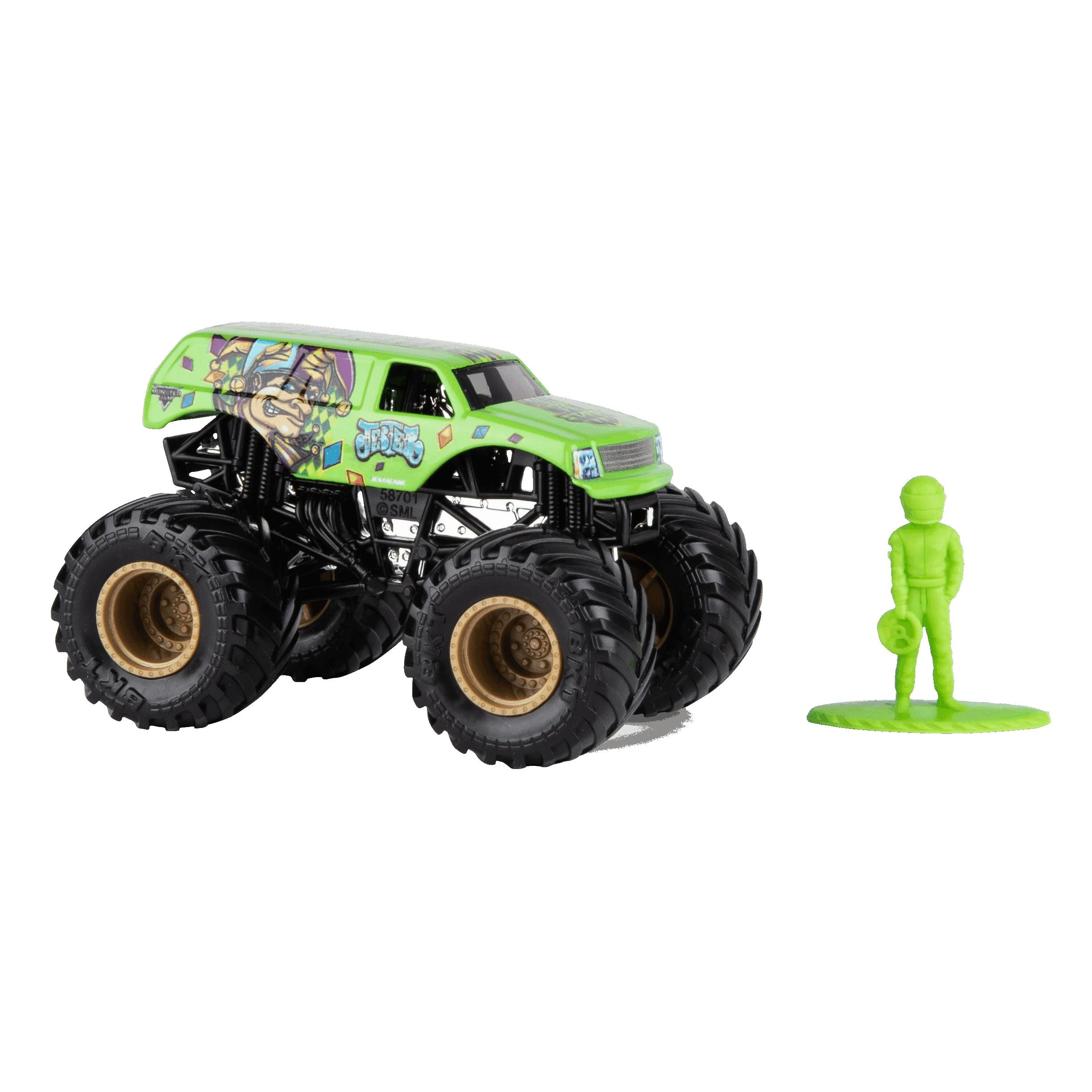 MONSTER JAM visureigis 1:64, 1 vnt.