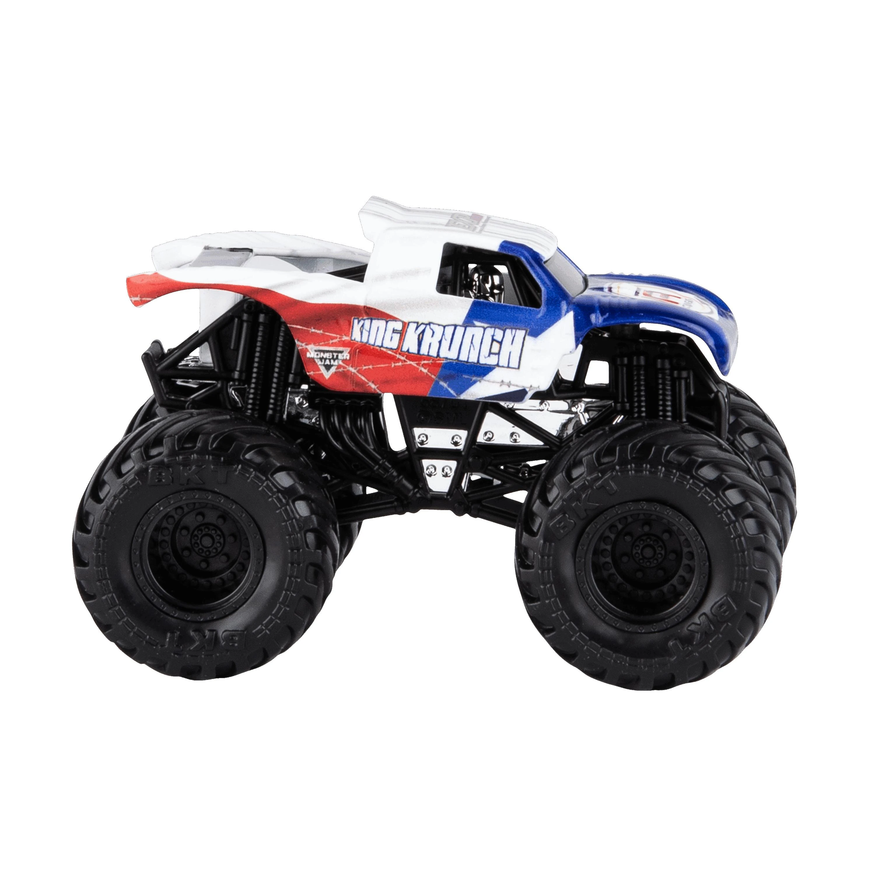 MONSTER JAM visureigis 1:64, 1 vnt.