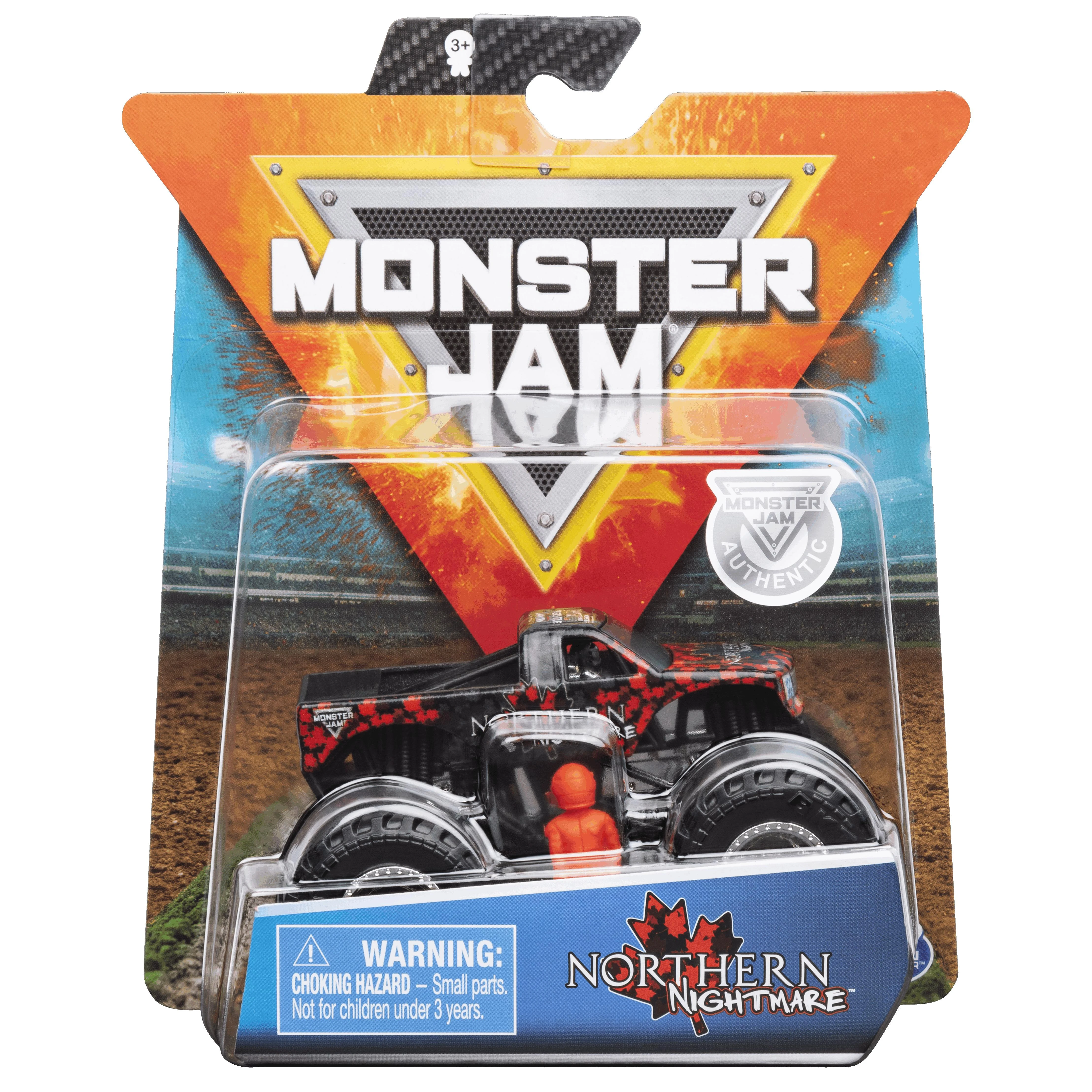 MONSTER JAM visureigis 1:64, 1 vnt.
