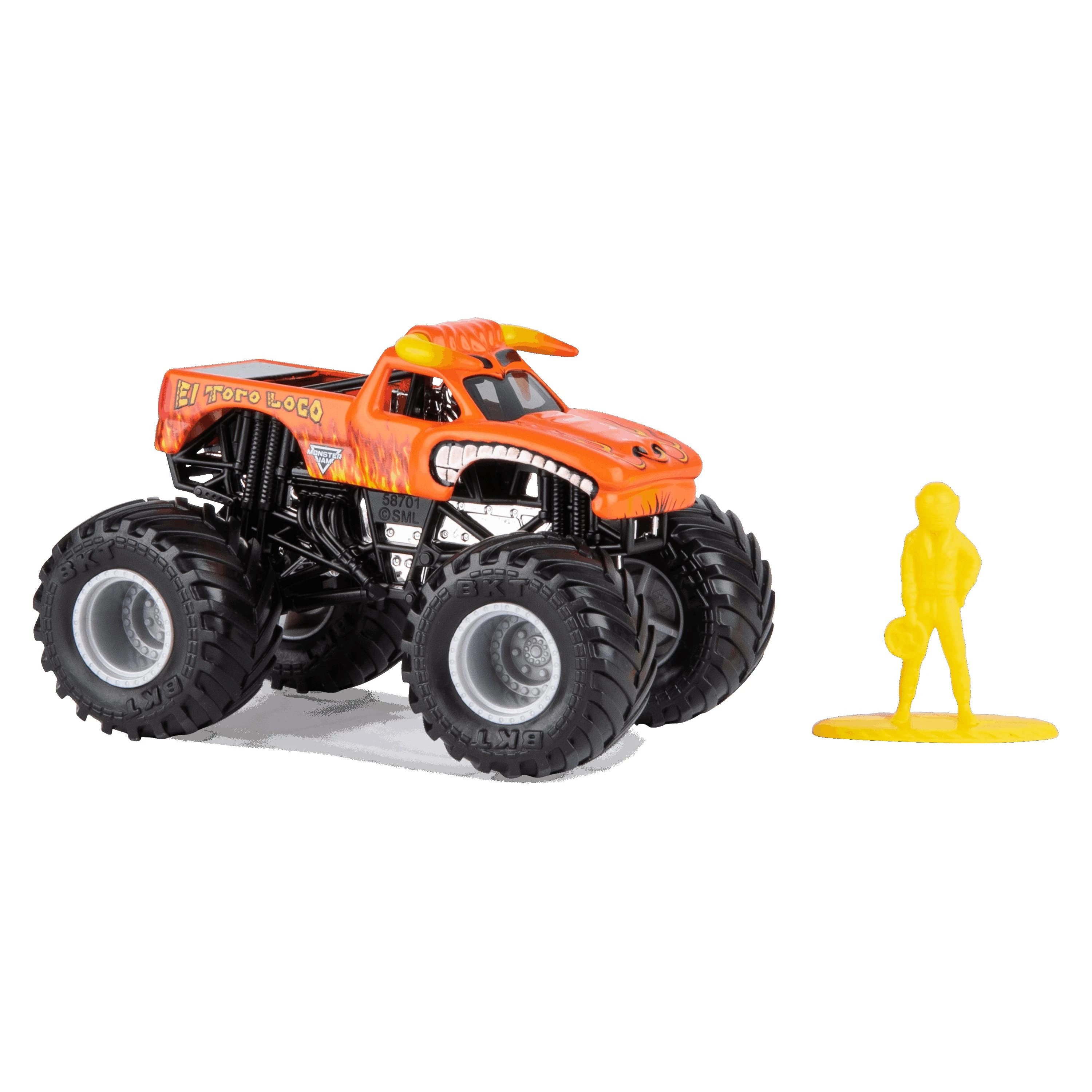 MONSTER JAM visureigis 1:64, 1 vnt.