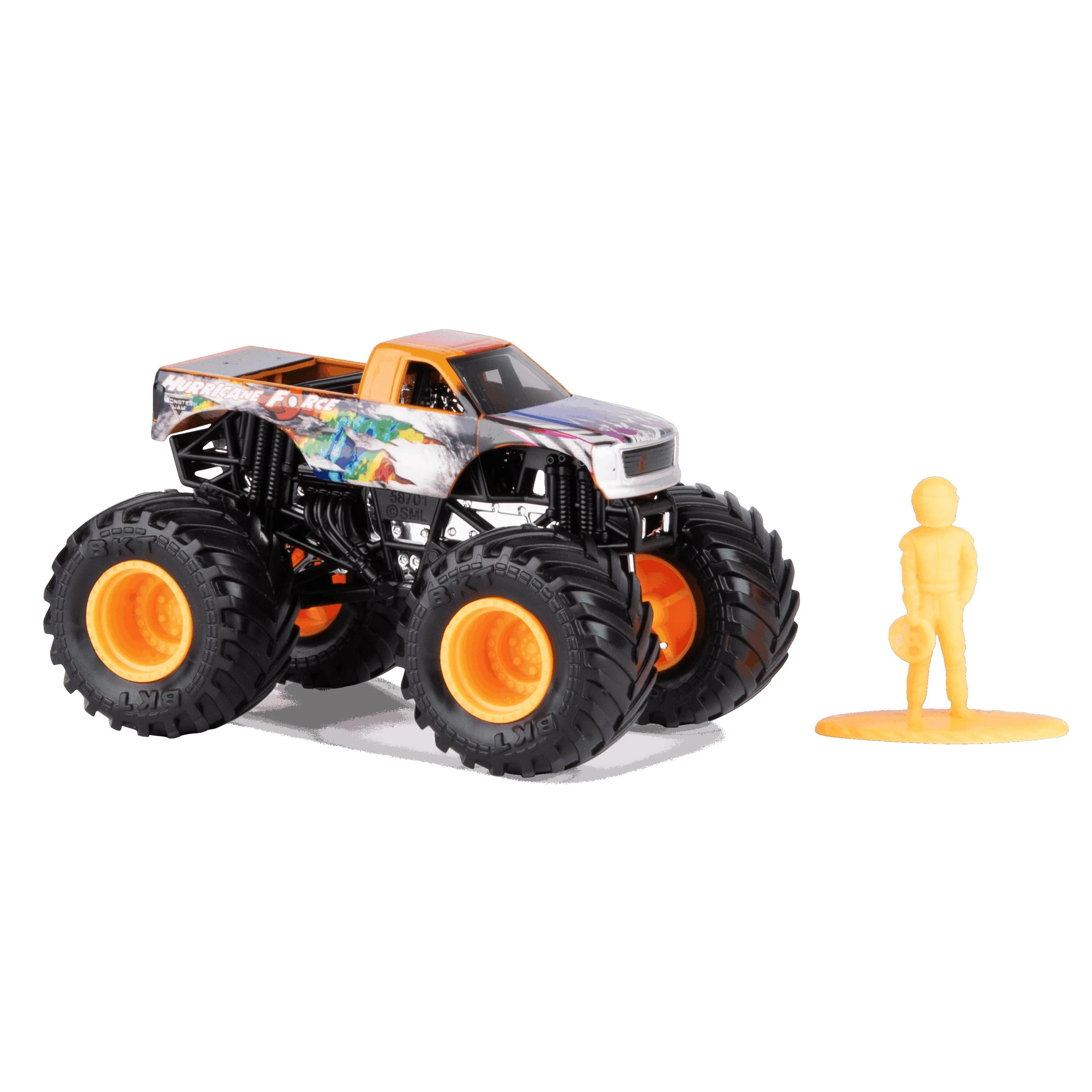 MONSTER JAM visureigis 1:64, 1 vnt.