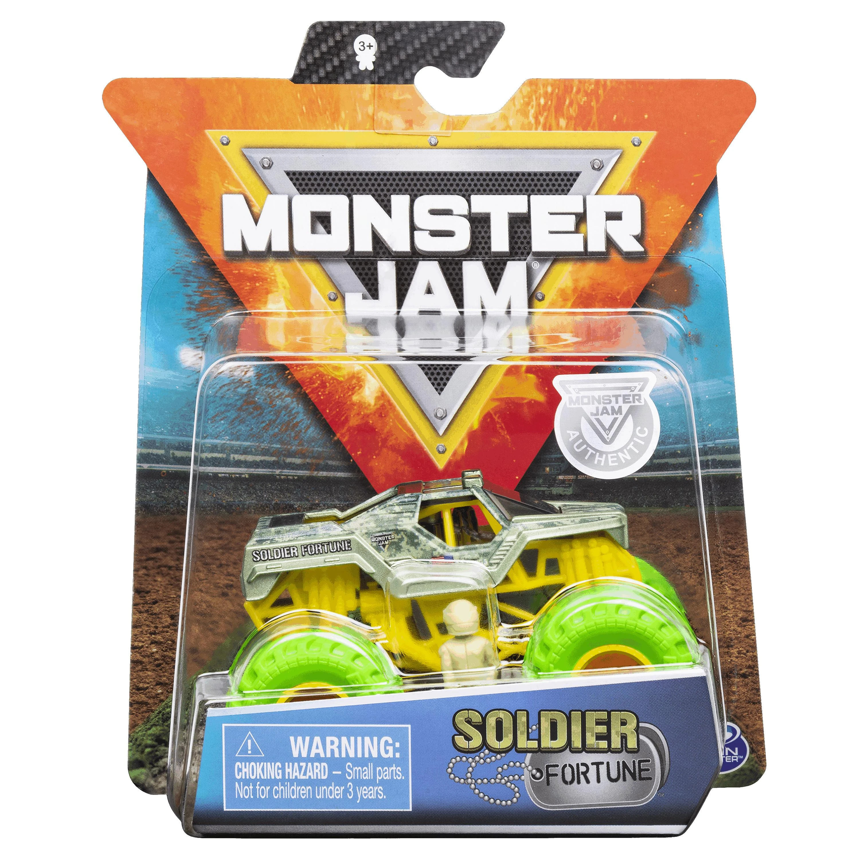 MONSTER JAM visureigis 1:64, 1 vnt.