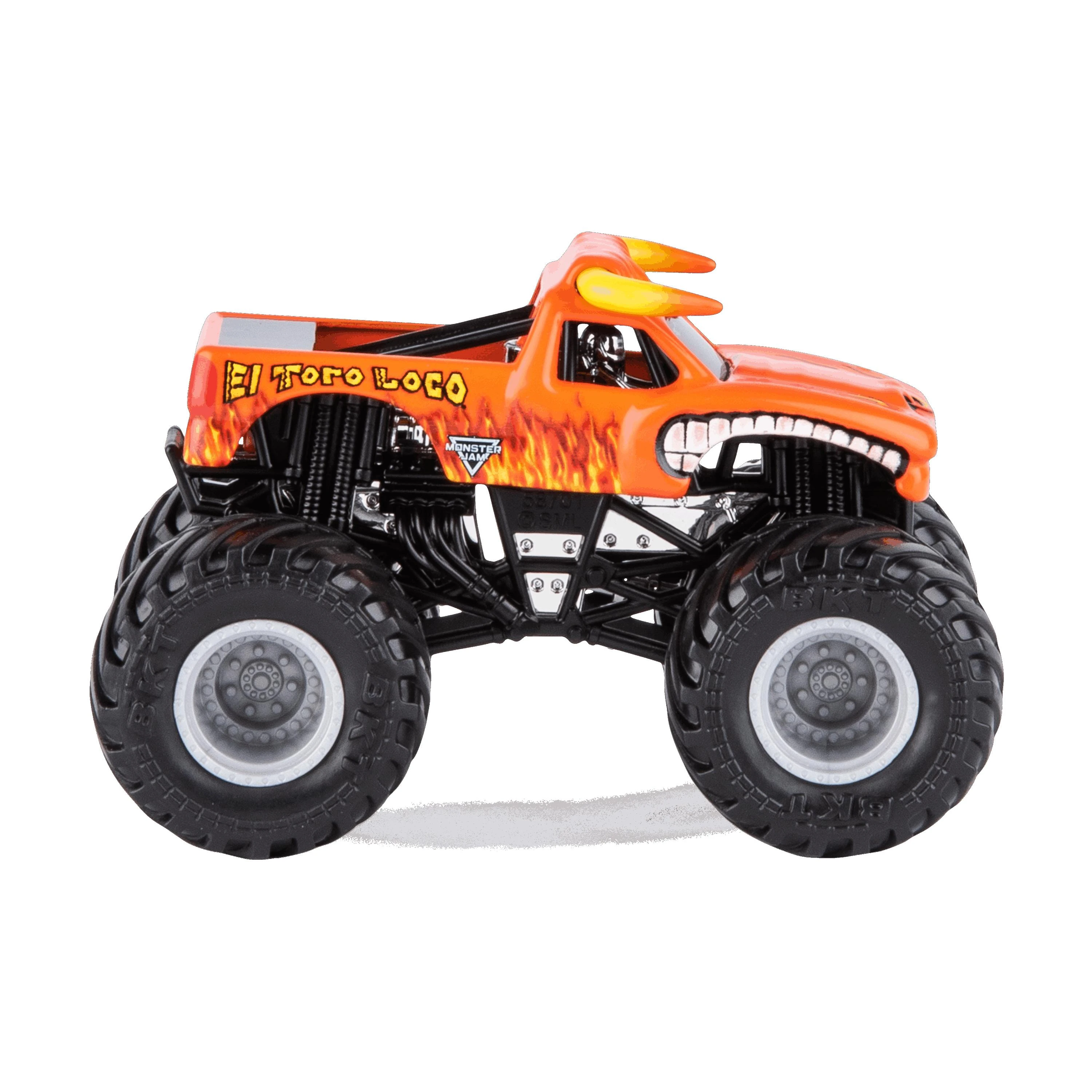 MONSTER JAM visureigis 1:64, 1 vnt.
