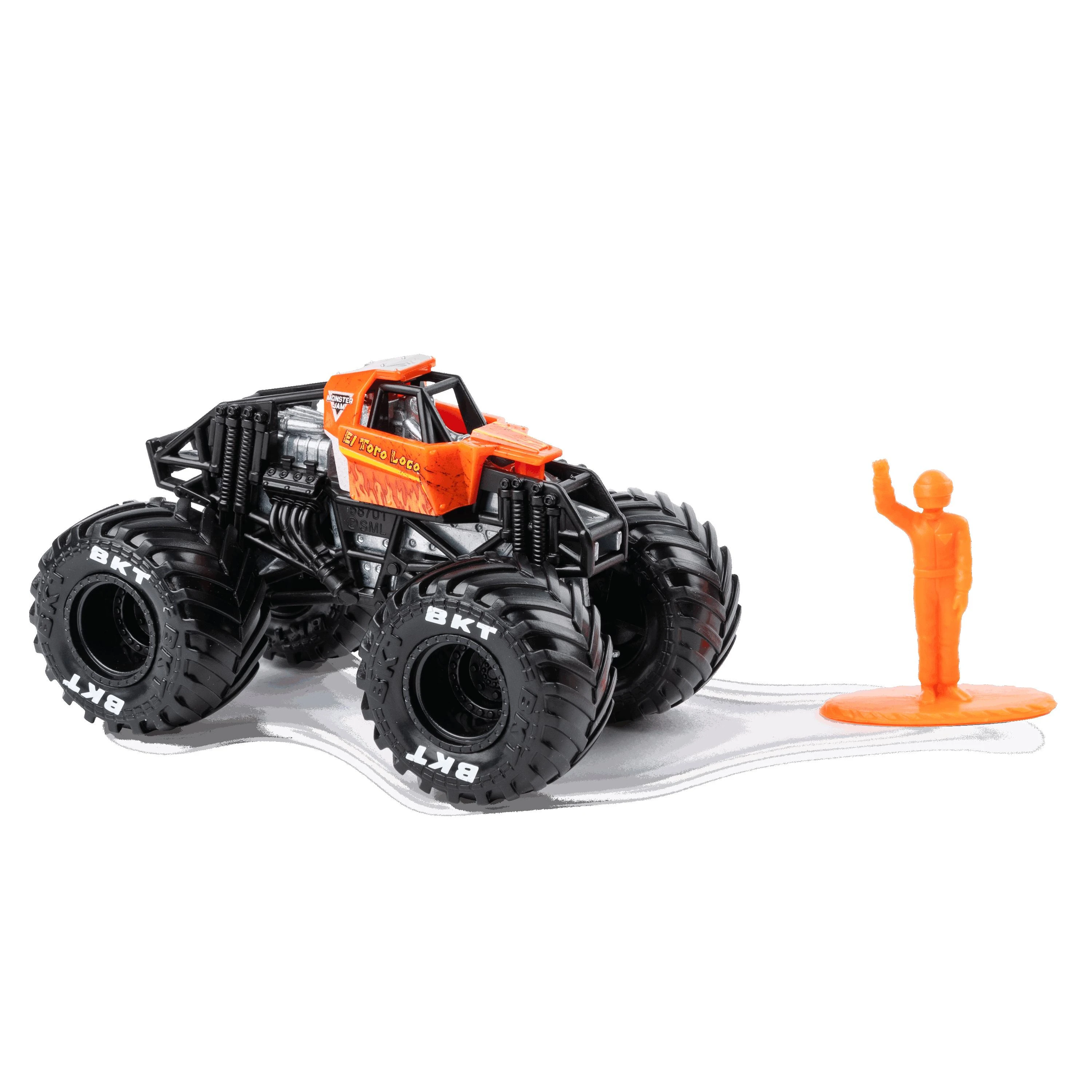 MONSTER JAM visureigis 1:64, 1 vnt.
