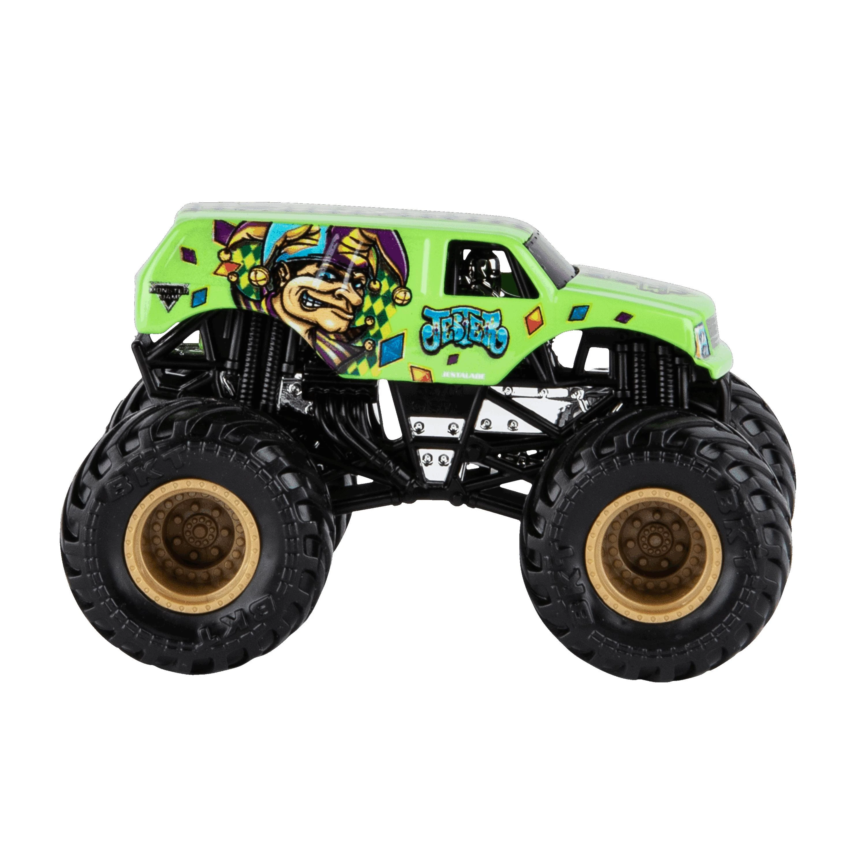 MONSTER JAM visureigis 1:64, 1 vnt.