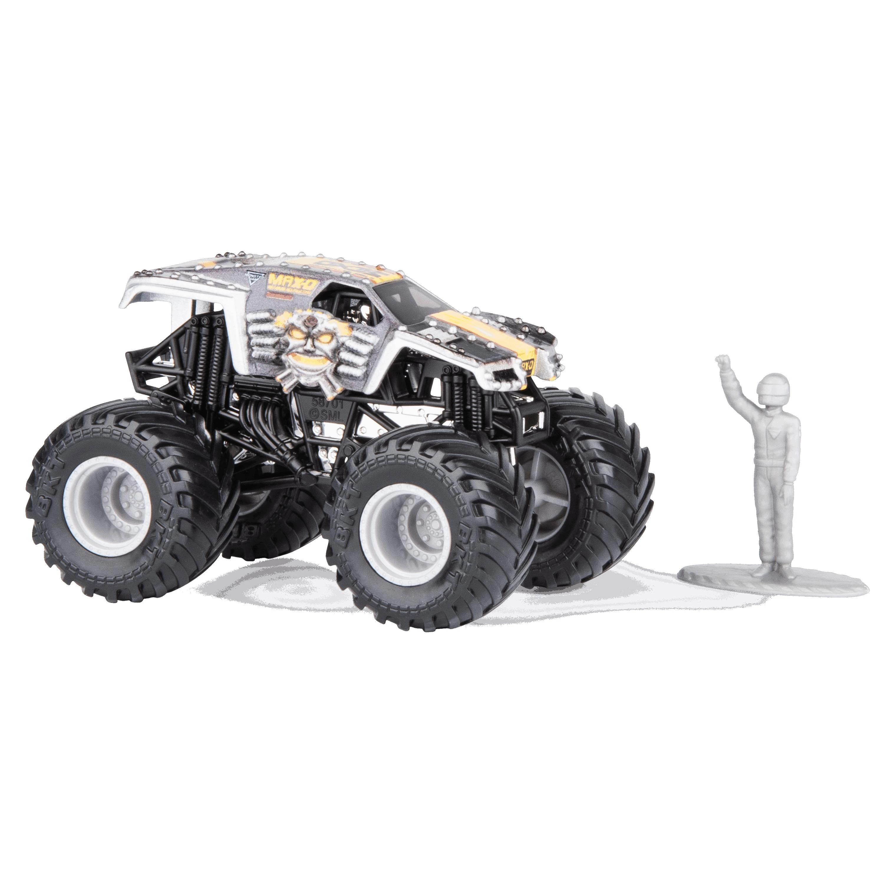 MONSTER JAM visureigis 1:64, 1 vnt.