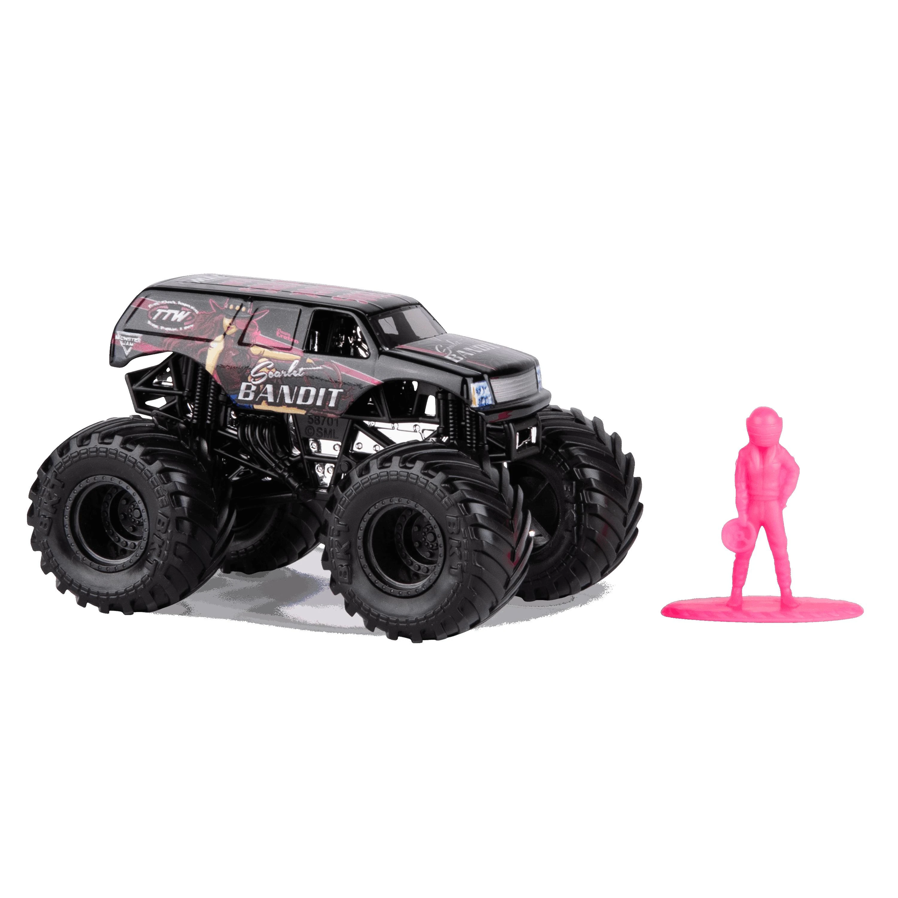 MONSTER JAM visureigis 1:64, 1 vnt.