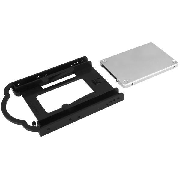 StarTech.com BRACKET125PT diskų įrenginio skyriaus dangtelis 8,89 cm (3.5") Nešantysis skydelis Juoda