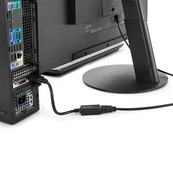 StarTech.com DP2HDMI2 vaizdo kabelio adapteris 0,21 m DisplayPort HDMI Juoda