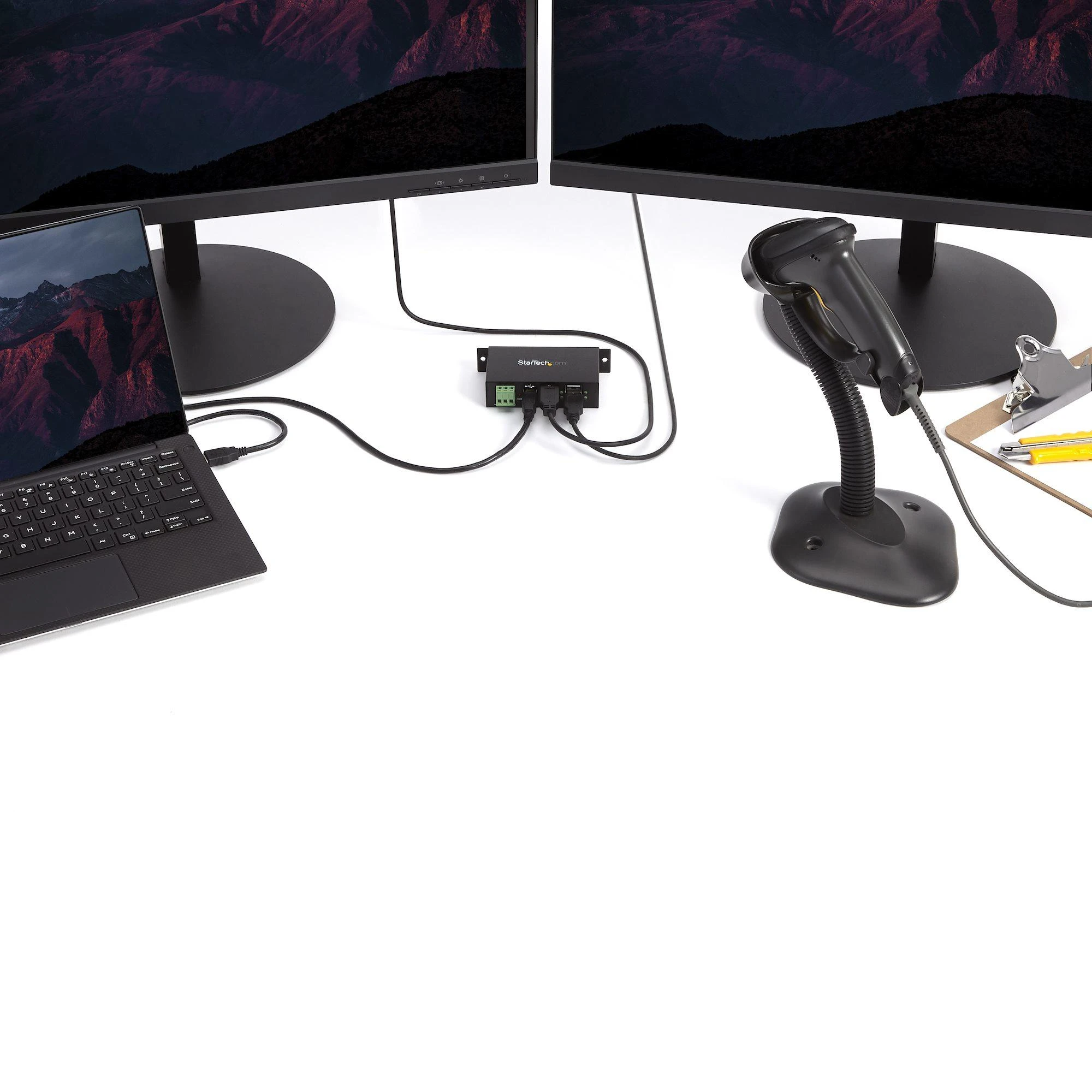 StarTech.com ST4200USBM sąsajos šakotuvas USB 2.0 Type-B 480 Mbit/ai Juoda