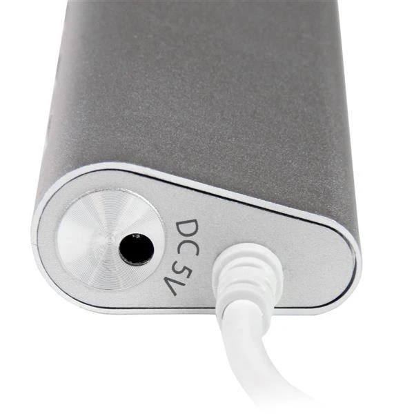StarTech.com ST73007UA sąsajos šakotuvas USB 3.2 Gen 1 (3.1 Gen 1) Type-A 5000 Mbit/ai Sidabras, Balta