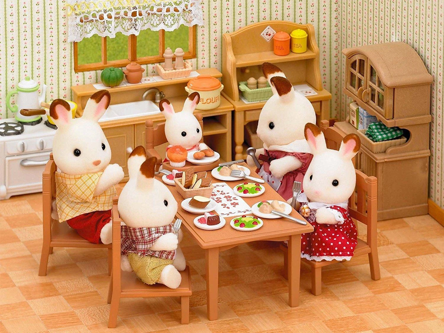Epoch Sylvanian Families Pietų rinkinys