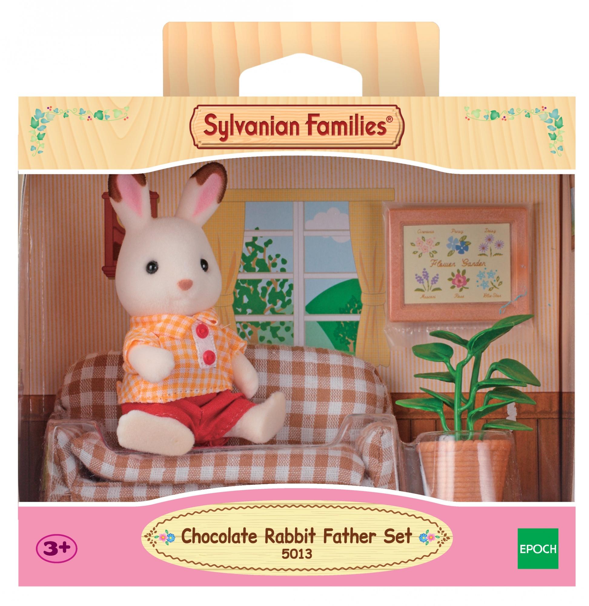 Sylvanian Families Triušis tėtis ir sofa