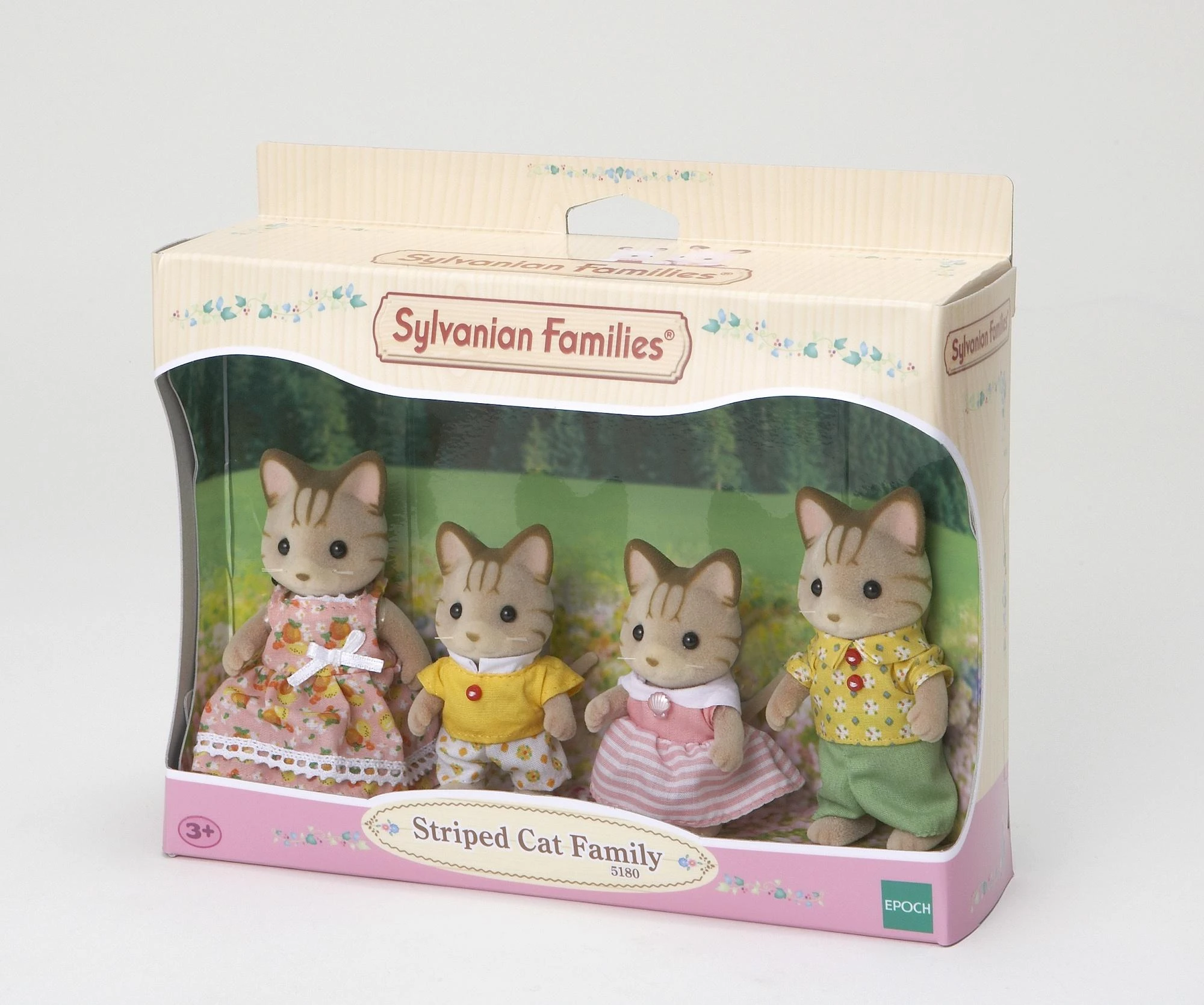 Sylvanian Families Dryžuotų kačiukų šeimynėlė