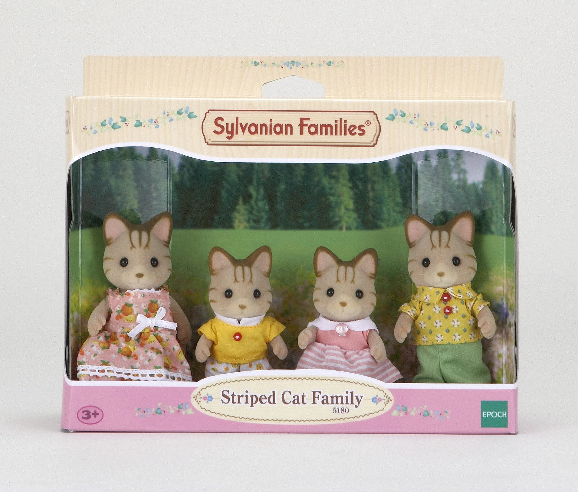 Sylvanian Families Dryžuotų kačiukų šeimynėlė