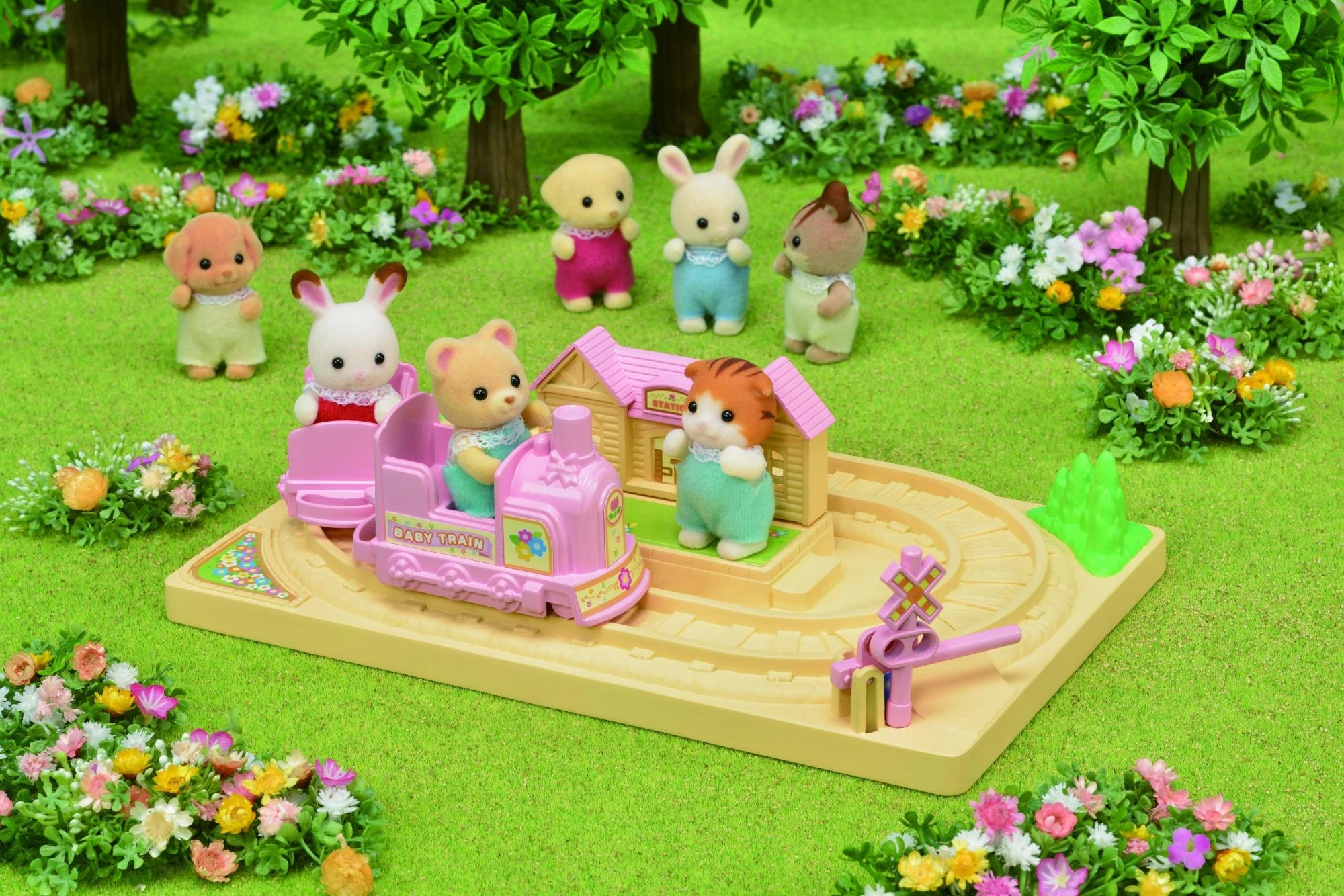 Sylvanian Families Ikimokyklinis traukinys