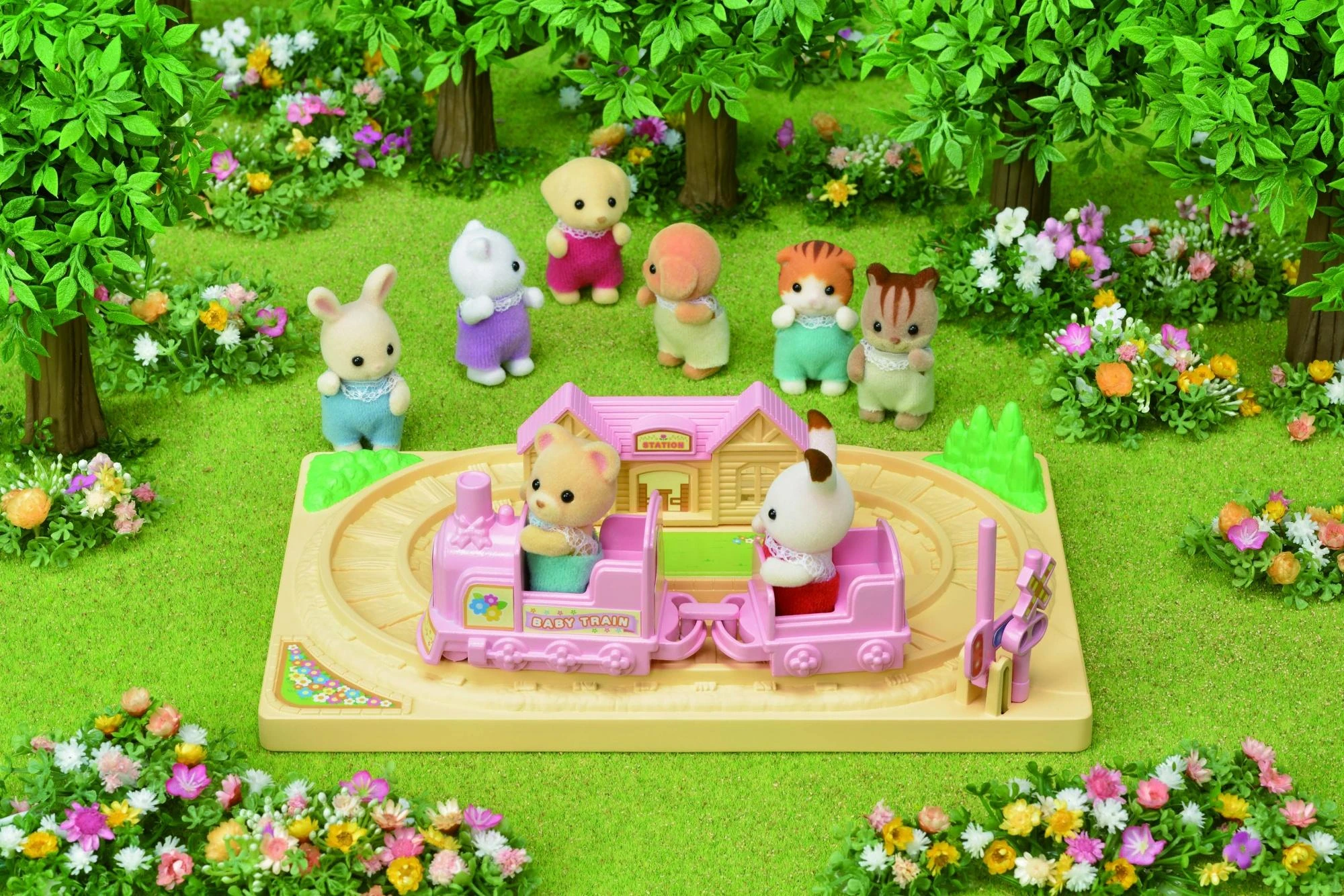 Sylvanian Families Ikimokyklinis traukinys