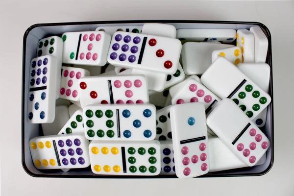 Tactic Stalo žaidimas „Domino Double 9"