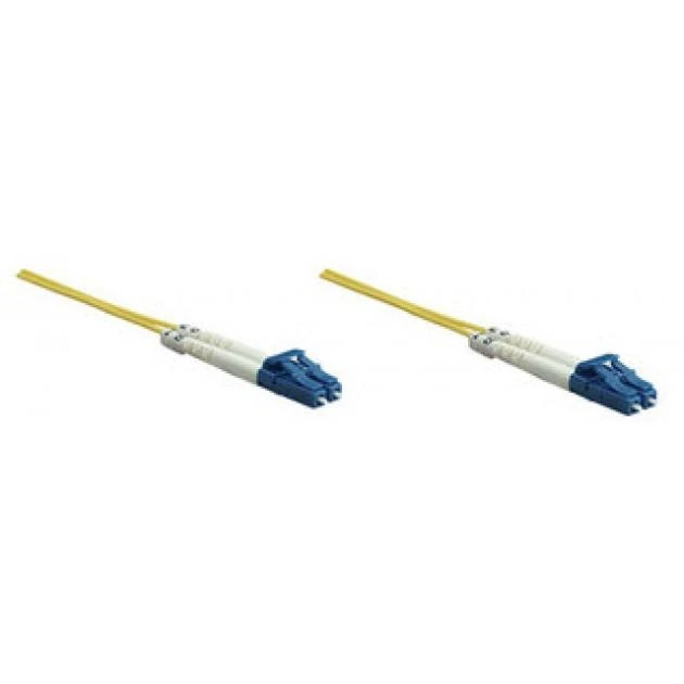 Intracom Techly 1m LC/LC 9/125 optinio pluošto kabelis Geltona