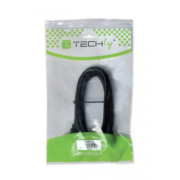 Intracom Techly Techniškai 3.0m HDMI-A M/M HDMI kabelis 3m HDMI A tipo (standartinis) Juoda