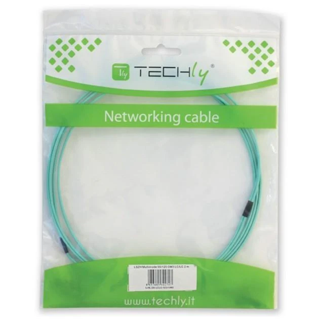 Intellinet Techly 3m LC/LC 50/125 optinio pluošto kabelis Mėlyna