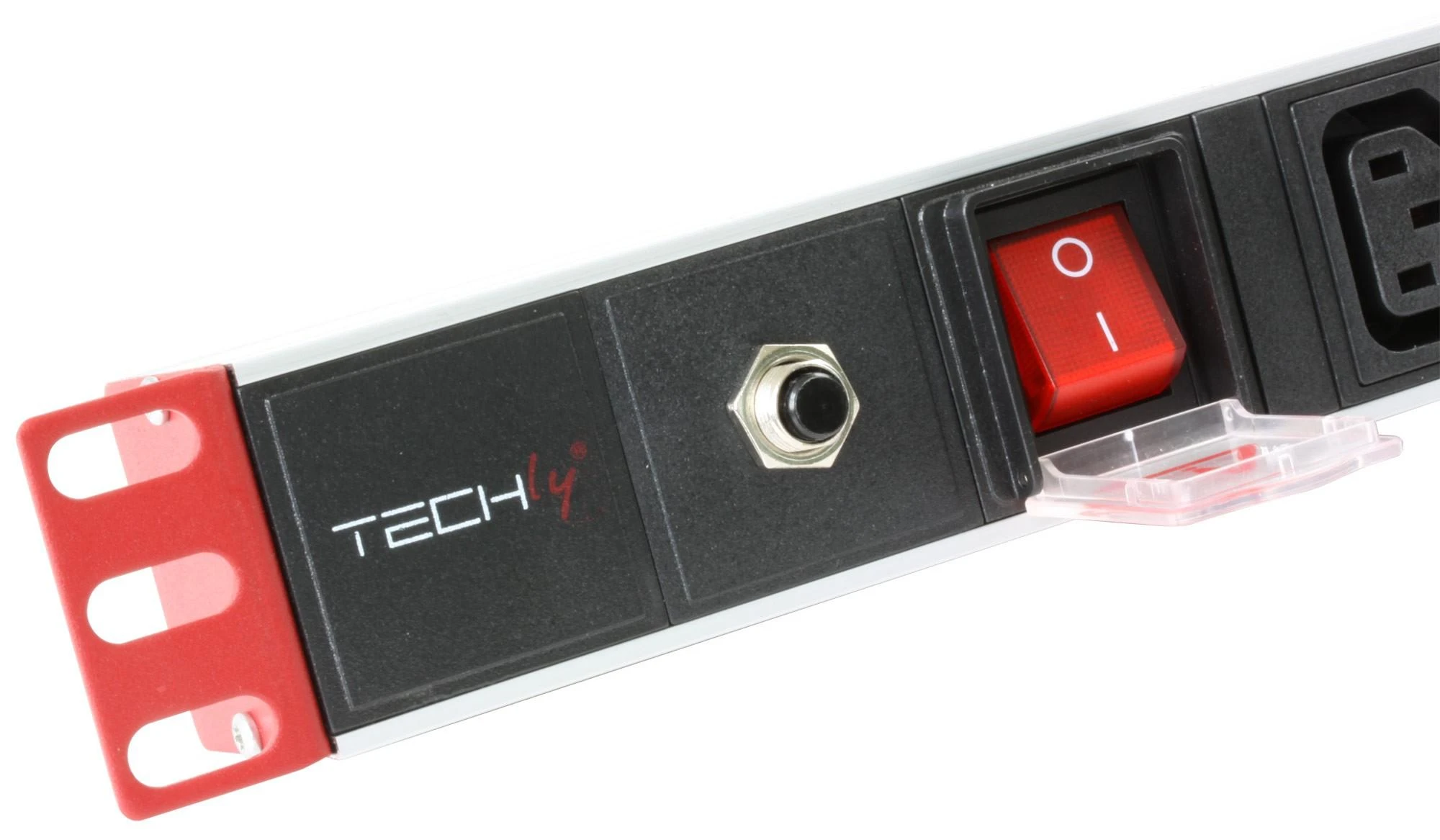 Techly Pro TECHLYPRO stovas 19 colių maitinimo juosta 1U 8 lizdai C13