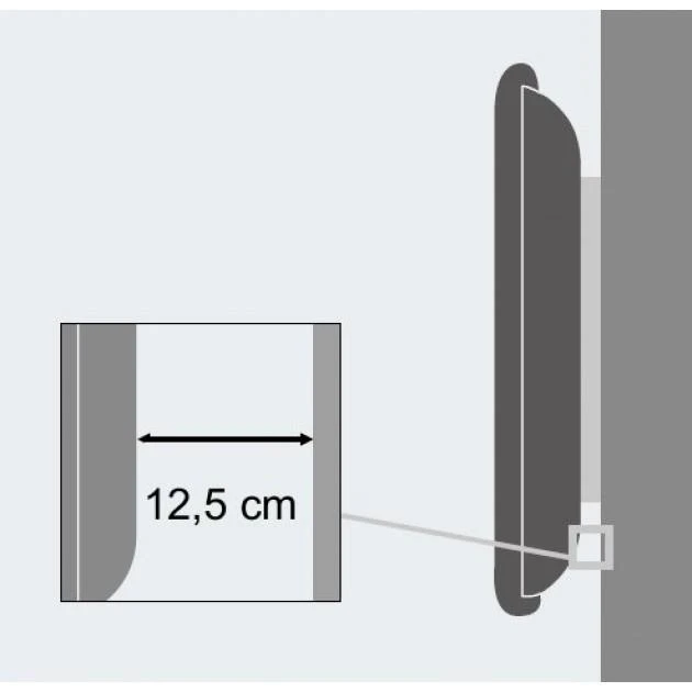 Techly ICA-LCD 114 televizoriaus laikiklis 94 cm (37") Juoda