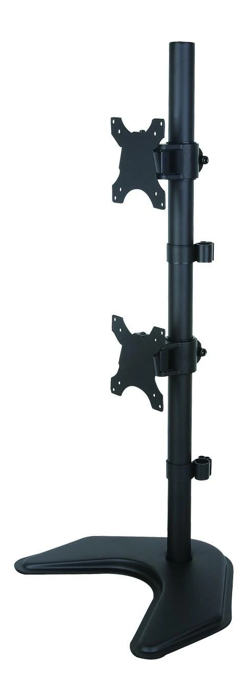 Laikiklis TECHLY 027552 Techly Dvigubas stalas LED/LCD monitoriaus rankena 13-27 2x10kg vertikaliai reguliuojama