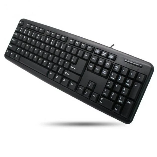 Techly IDATA 955-UBK-AM klaviatūra USB Anglų Juoda