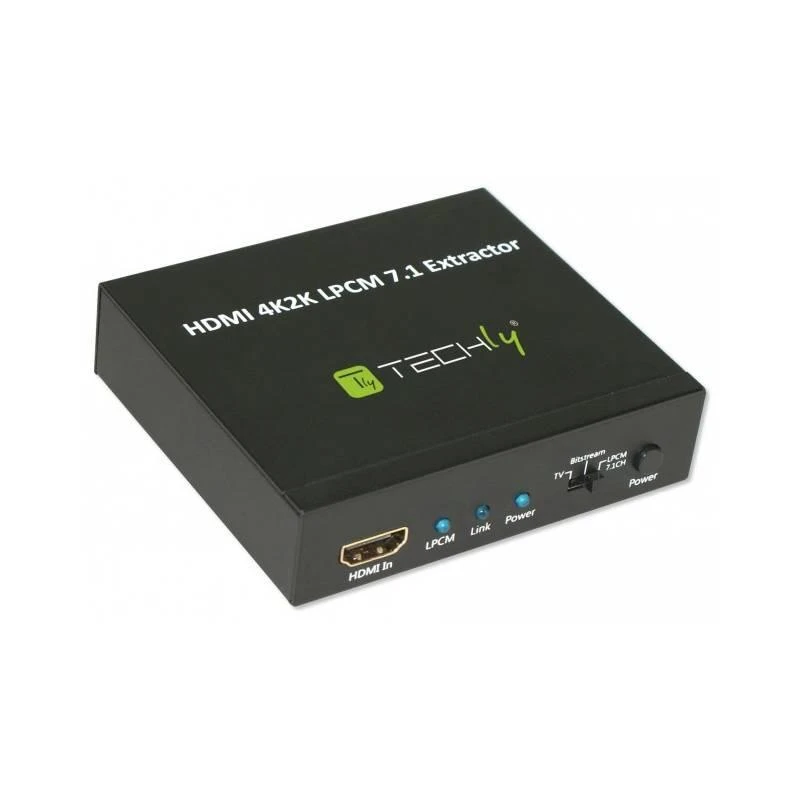 Techly HDMI audio ekstraktorius su priekiniais indikatoriais