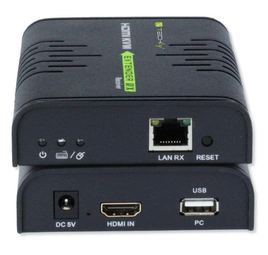 Techly IDATA HDMI-KVM2 KVM ilgintuvas Siųstuvas ir imtuvas