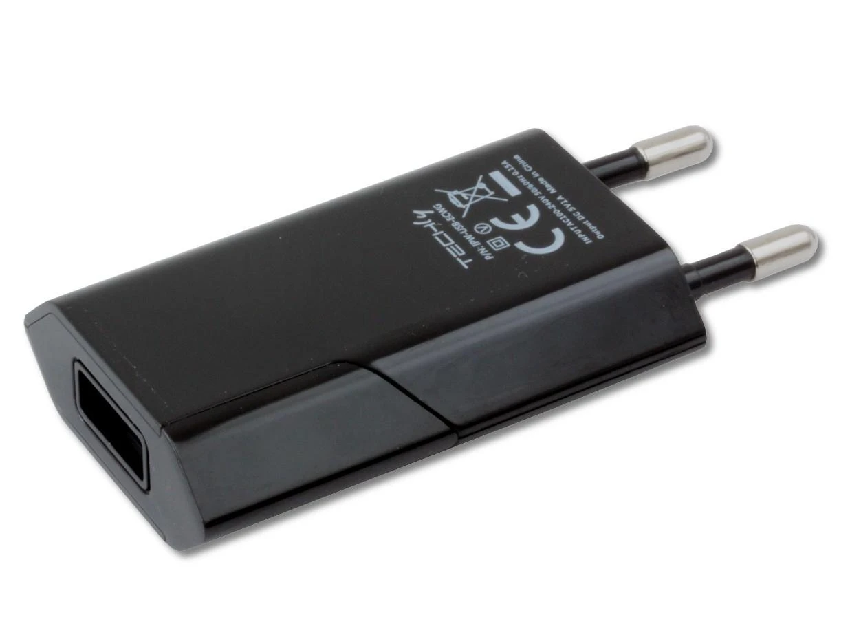 Techly IPW-USB-ECBKG mobiliojo įrenginio kroviklis Vidaus Juoda