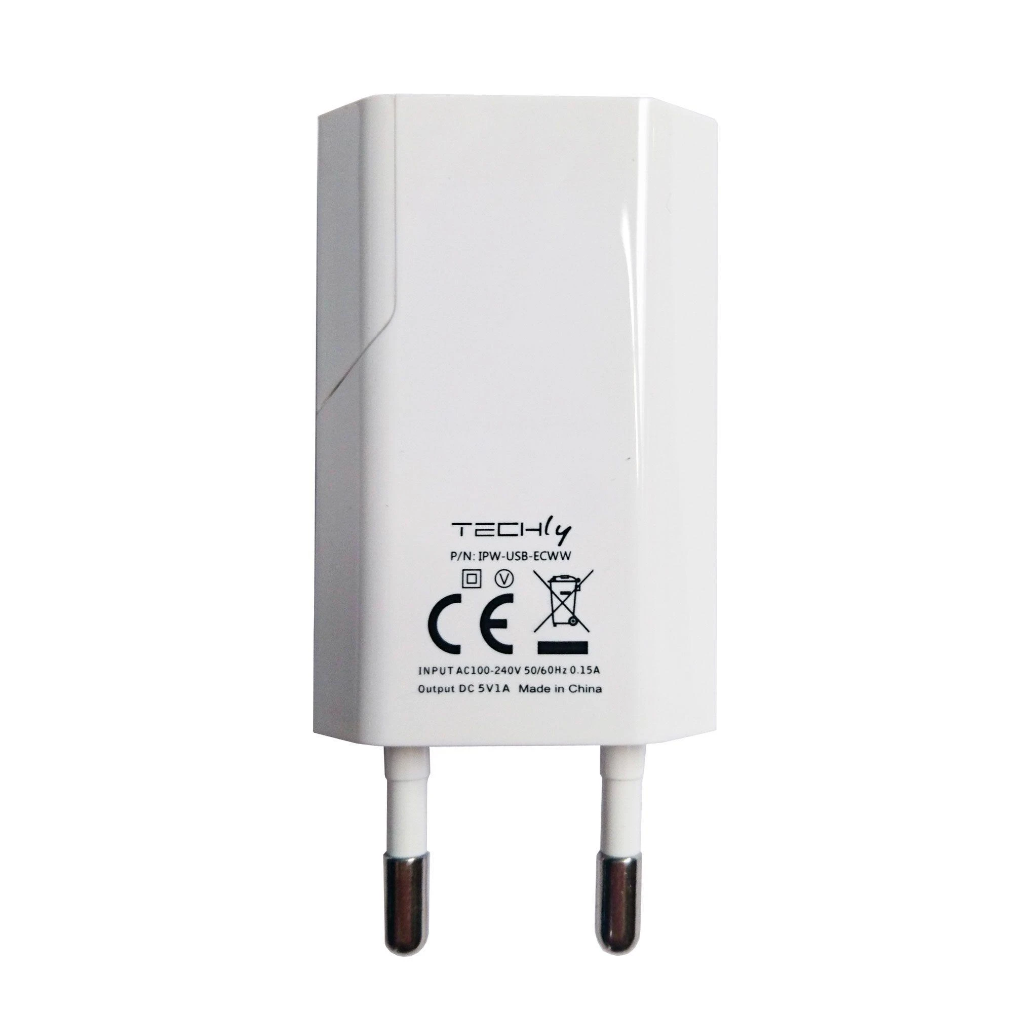 Techly IPW-USB-ECWW mobiliojo įrenginio kroviklis Vidaus Balta