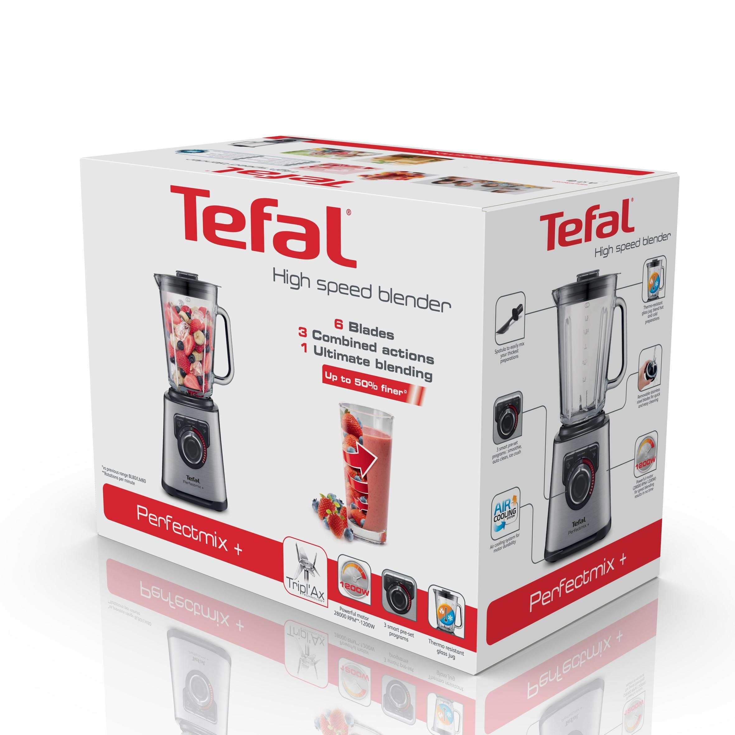 Kokteilių plaktuvas Tefal PerfectMix BL811D38, juodos/nerūdijančio plieno spalvos