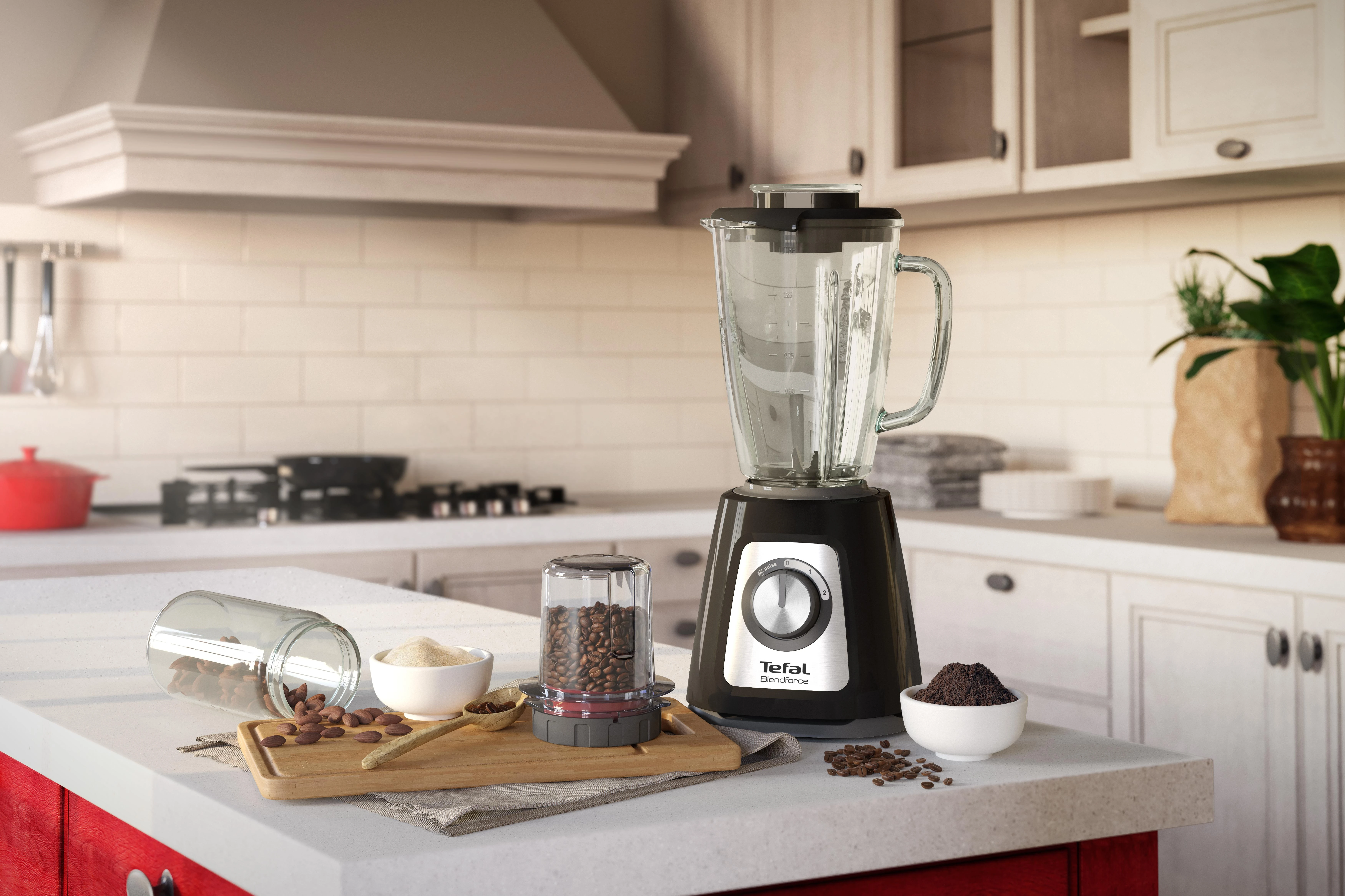 Kokteilinė Tefal BL 4358, 1,25 l, 800 W, Juodas