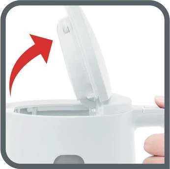 Tefal Element KO200130 elektrinis virdulys 1,7 L Balta 2400 W