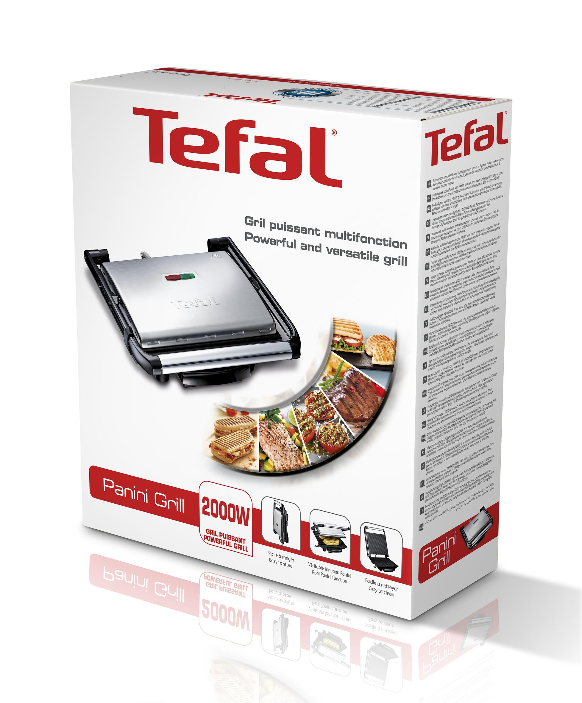 Elektrinis grilius Tefal GC241D, Pilkos spalvos