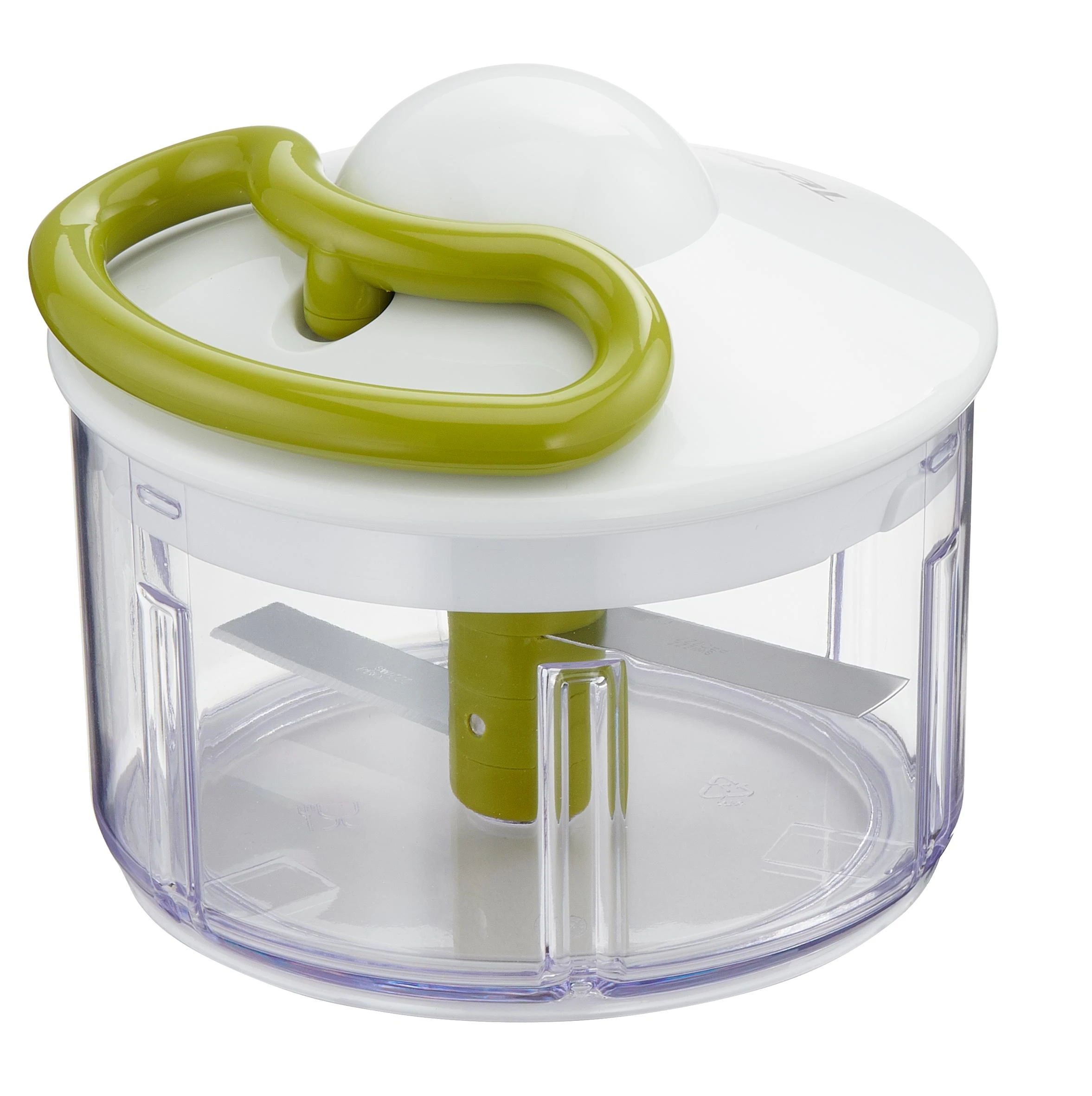 Mėsmalė Tefal K13304 rankinė maisto pjaustyklė Žalia, Permatomas, Balta