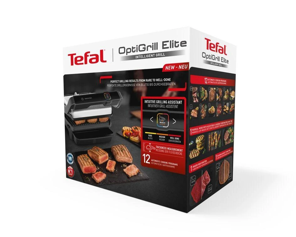 Tefal OptiGrill Elite GC750D kontaktinis grilis