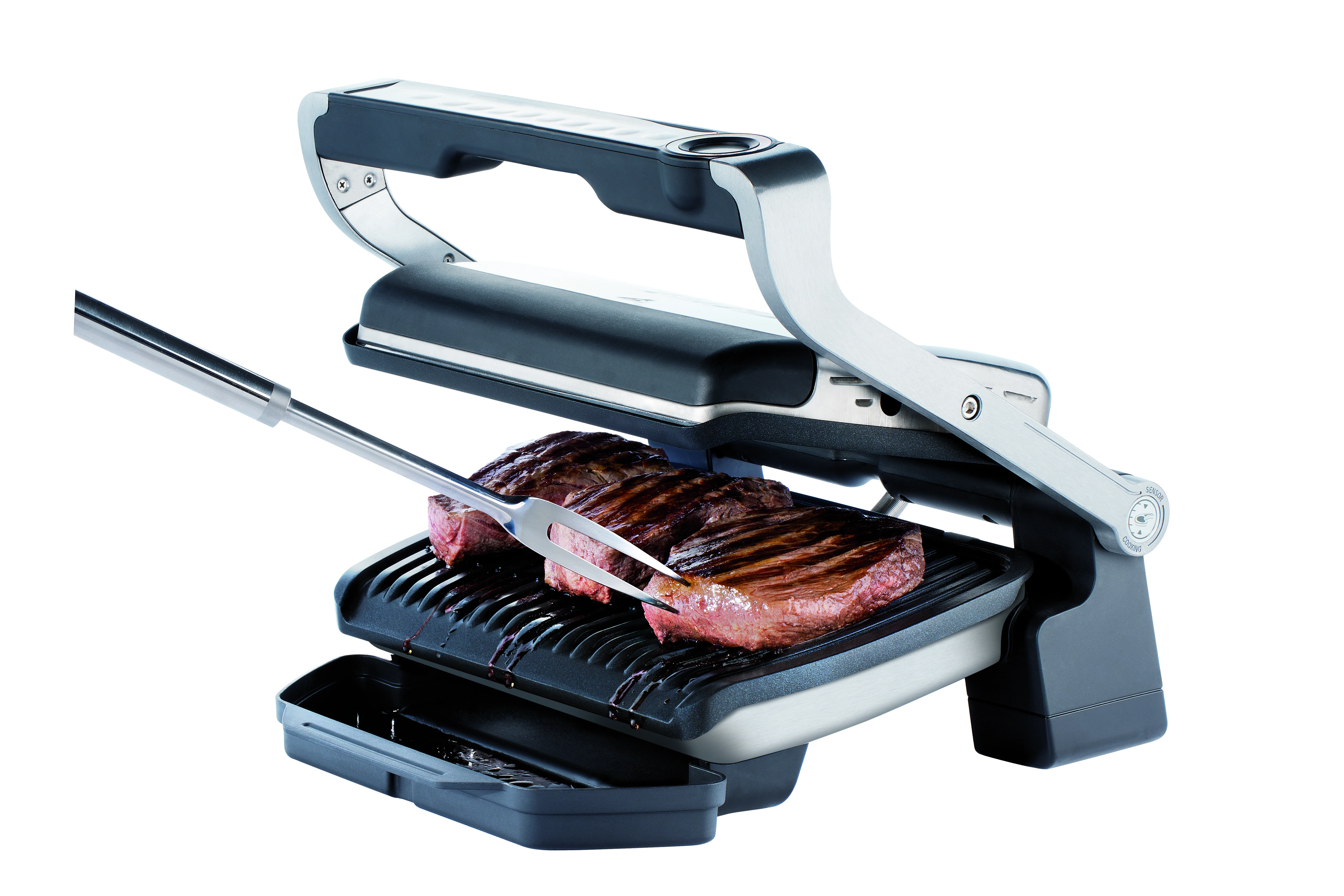 TEFAL elektrinis grilis GC712D34 Sidabrinis / Juodas