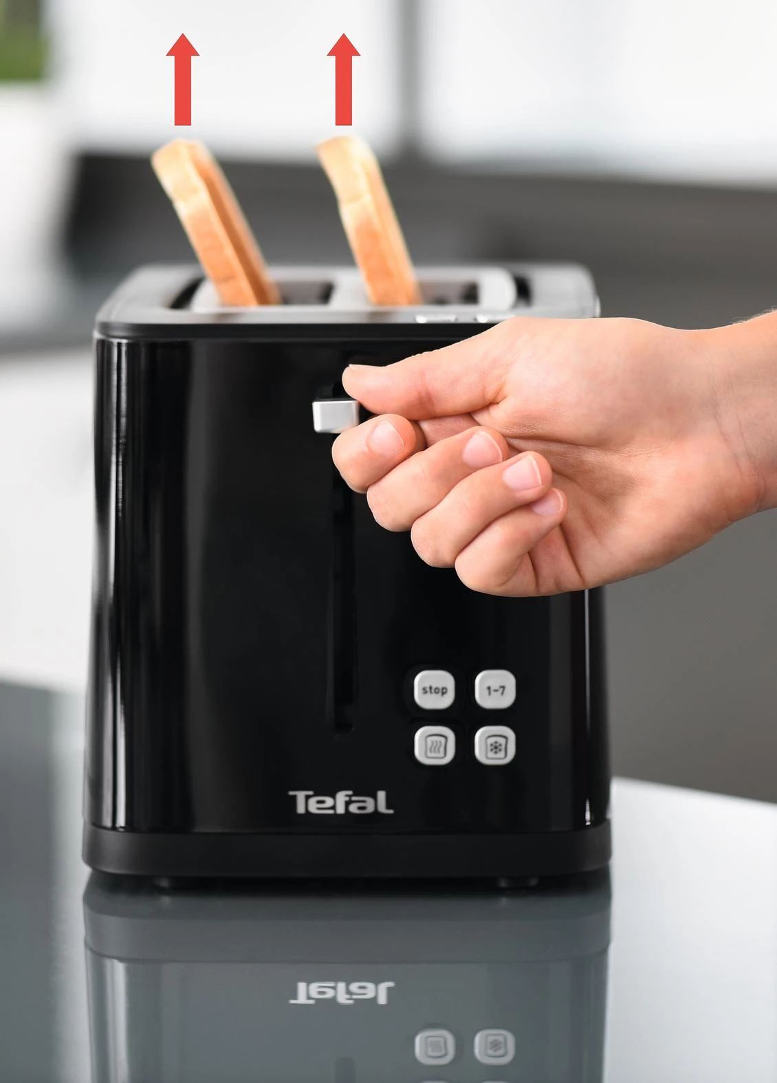 Tefal TT640810 skrudintuvas 2 griežinėliai Juoda 850 W