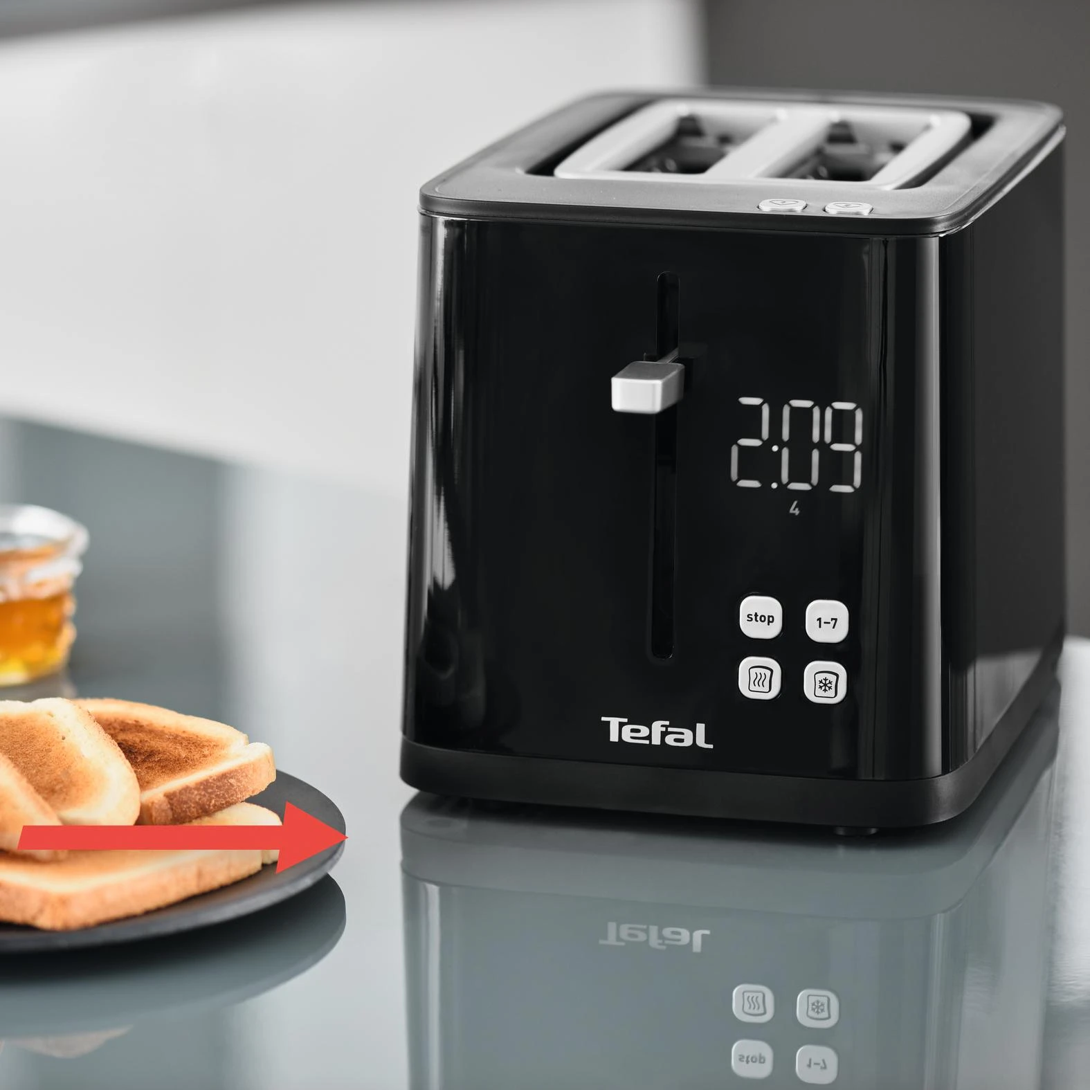 Tefal TT640810 skrudintuvas 2 griežinėliai Juoda 850 W
