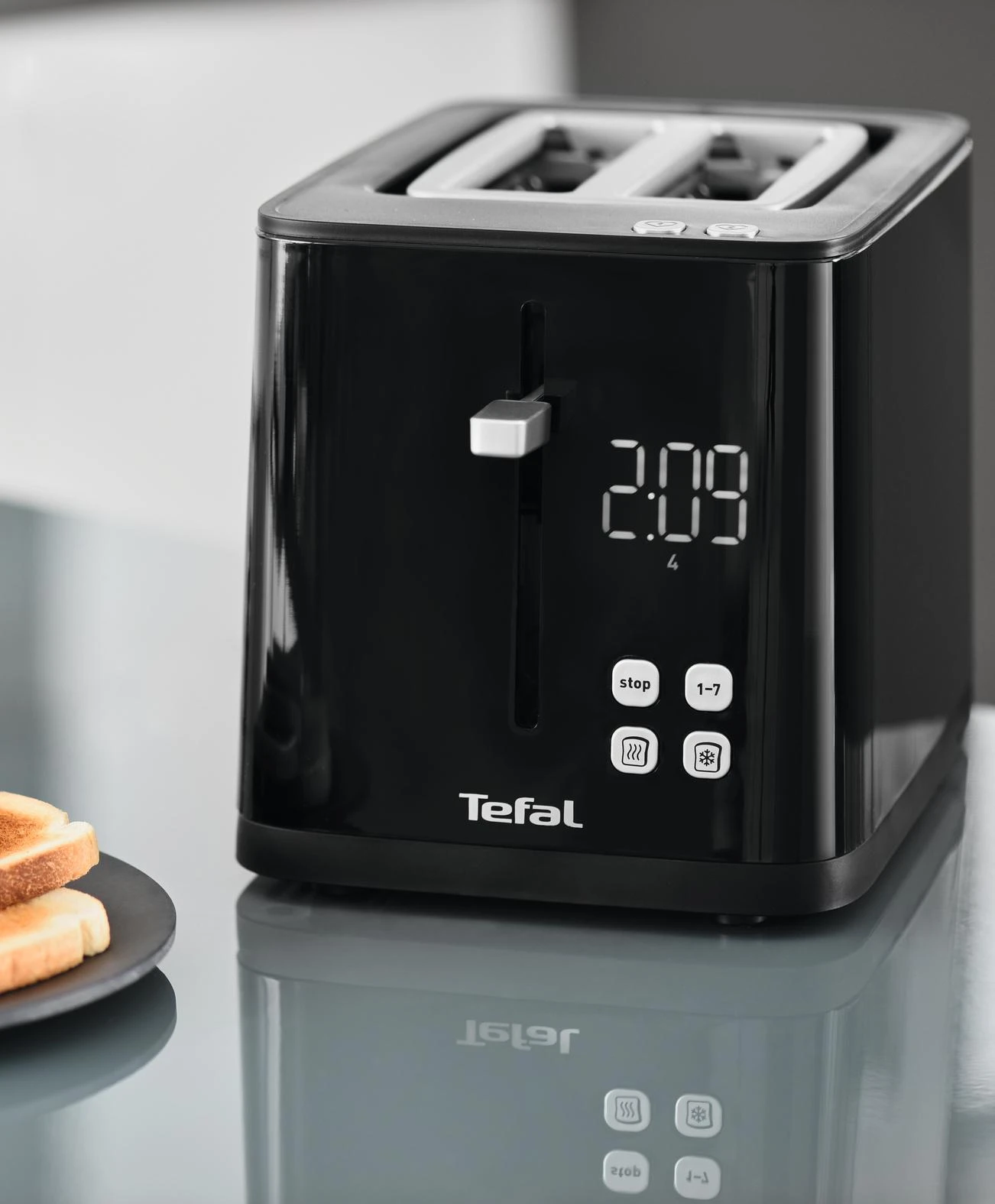 Tefal TT640810 skrudintuvas 2 griežinėliai Juoda 850 W